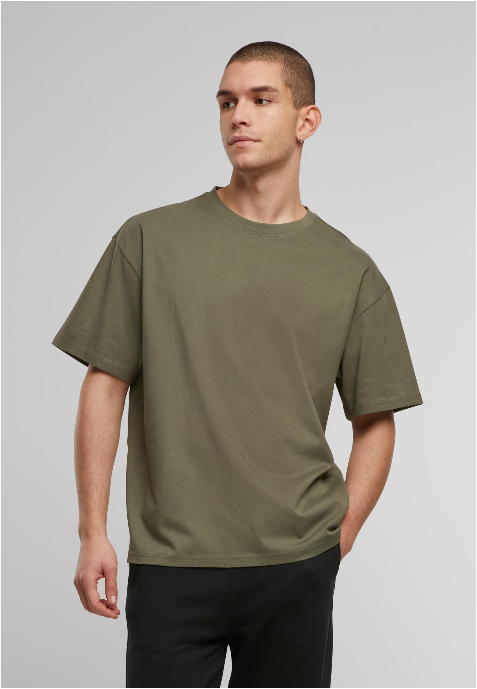Oversized Jersey Tee olive | olive