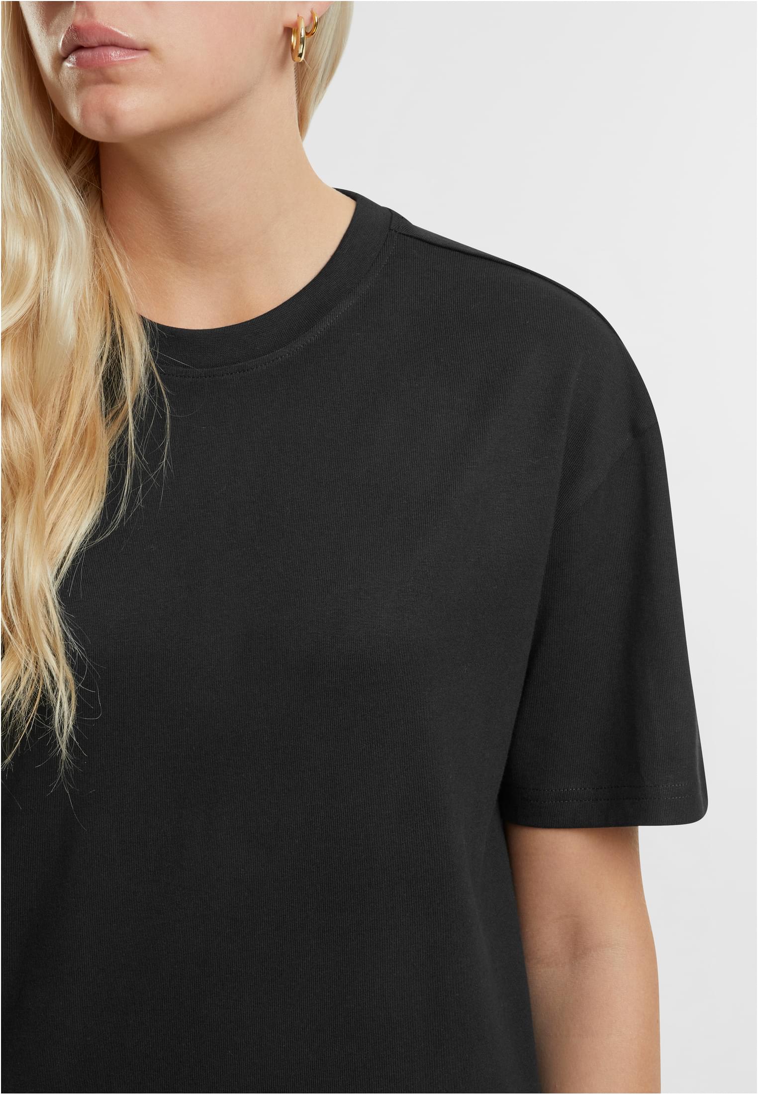 Oversized Jersey Tee black | black
