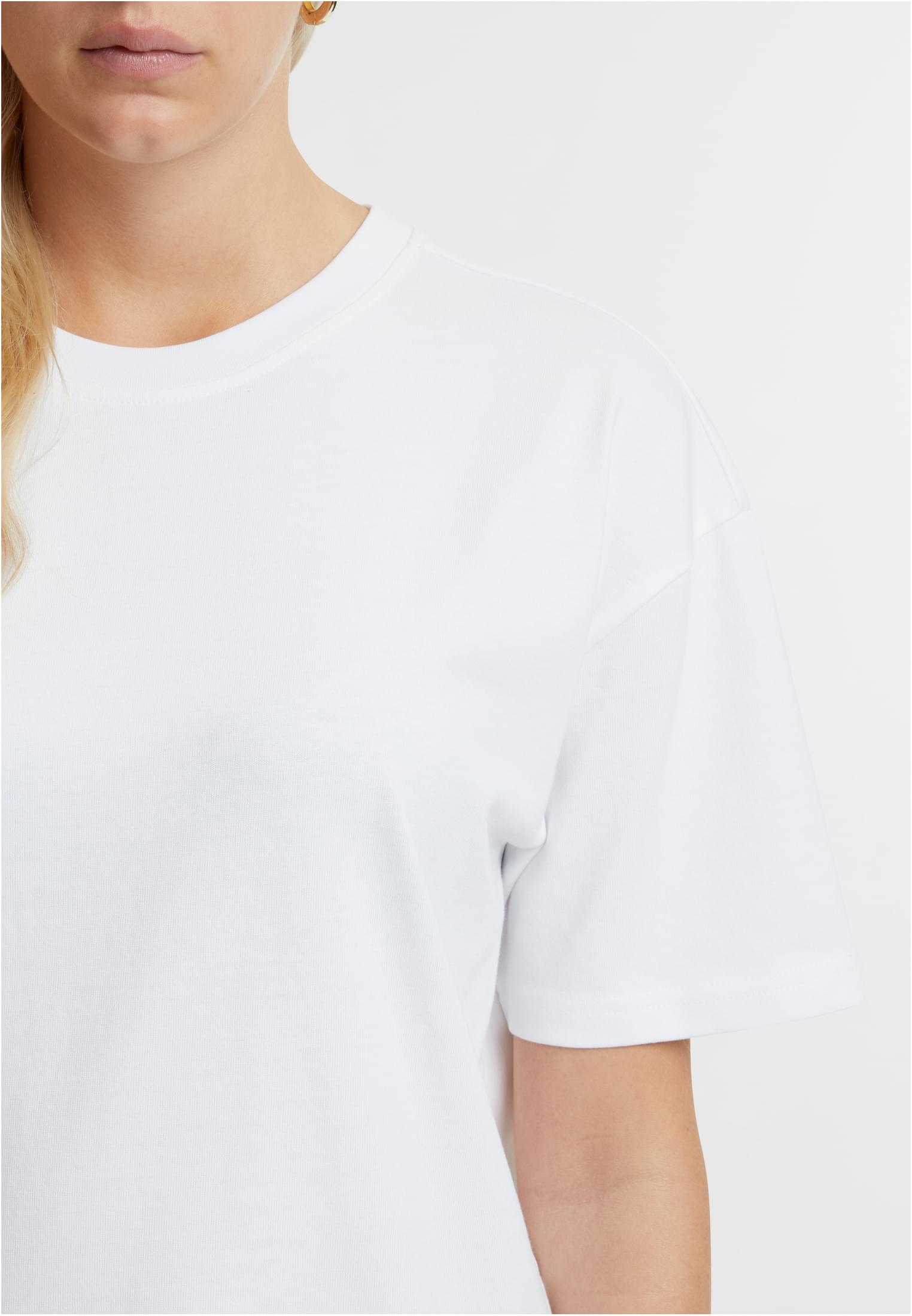 Oversized Jersey Tee white | white