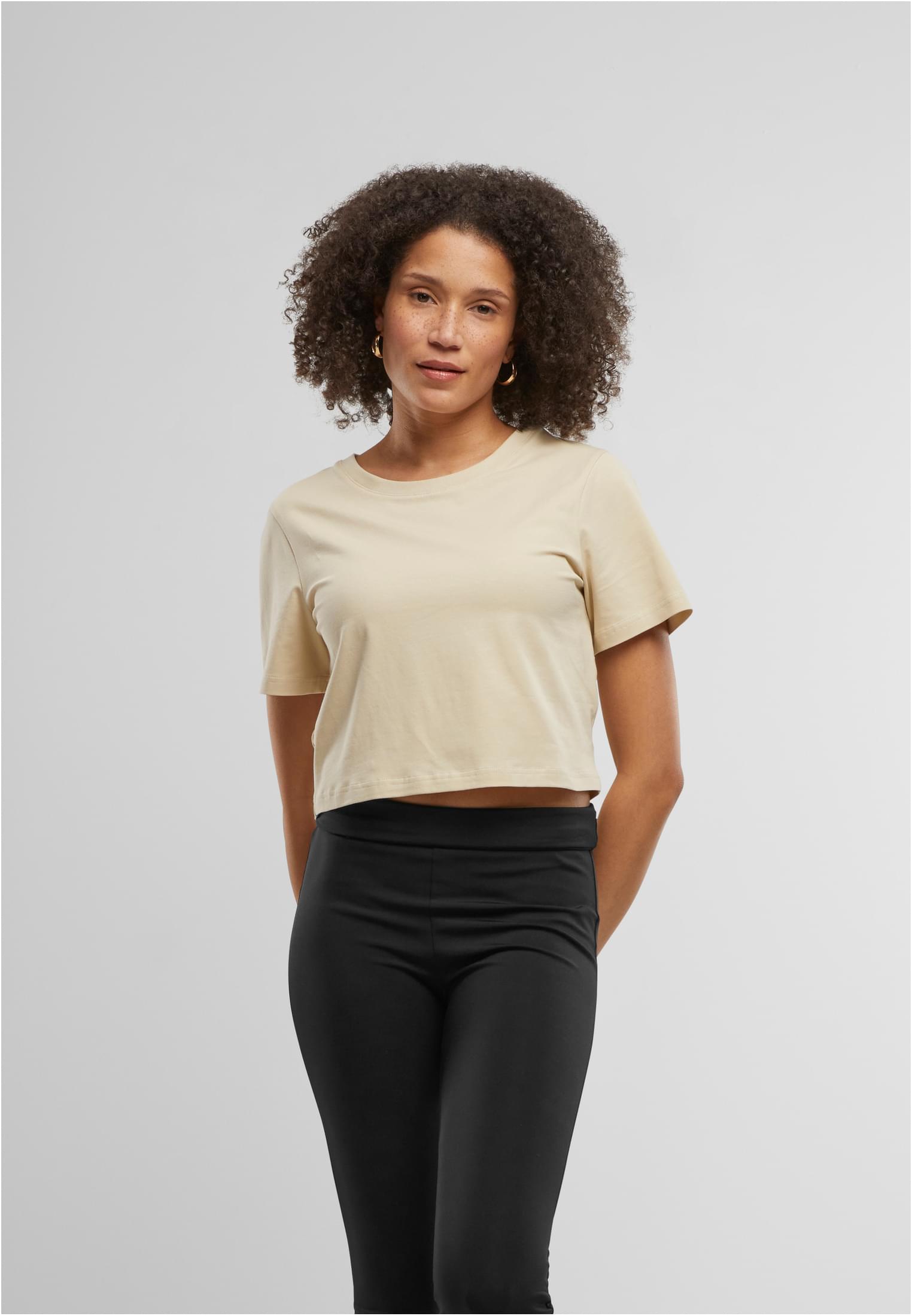 Ladies Cropped Tee sand | sand