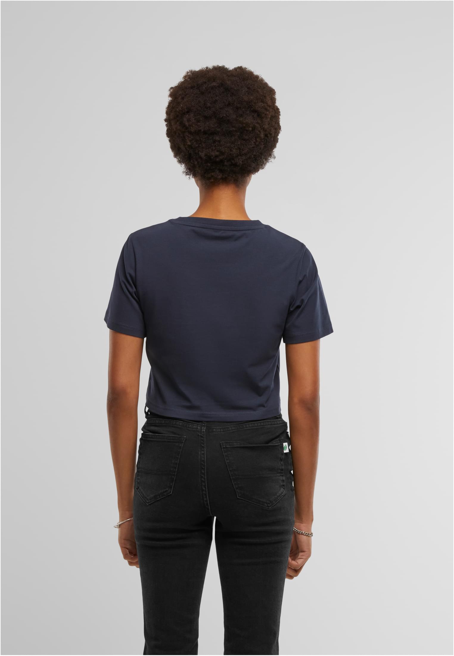 Ladies Cropped Tee navy | navy