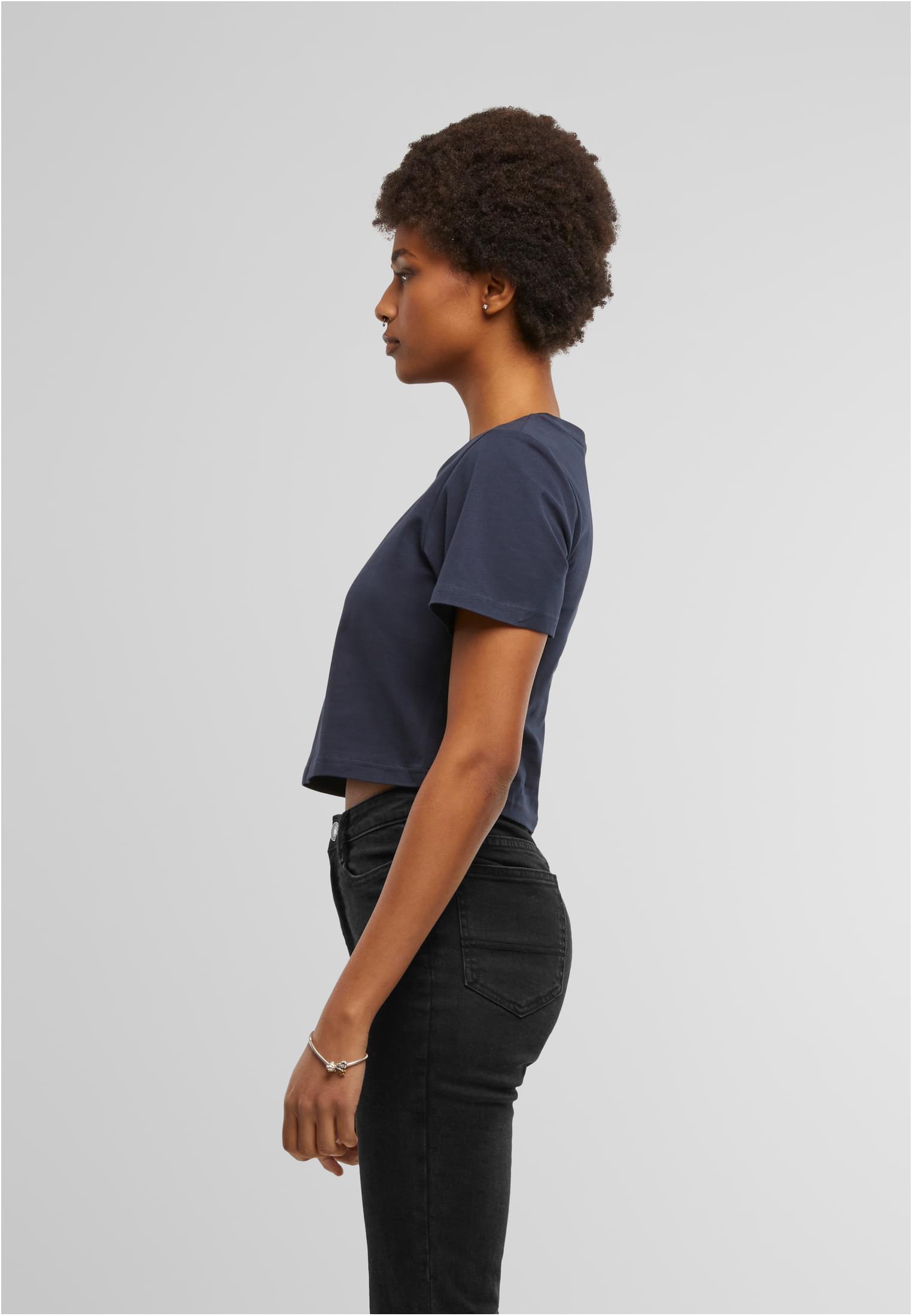 Ladies Cropped Tee navy | navy