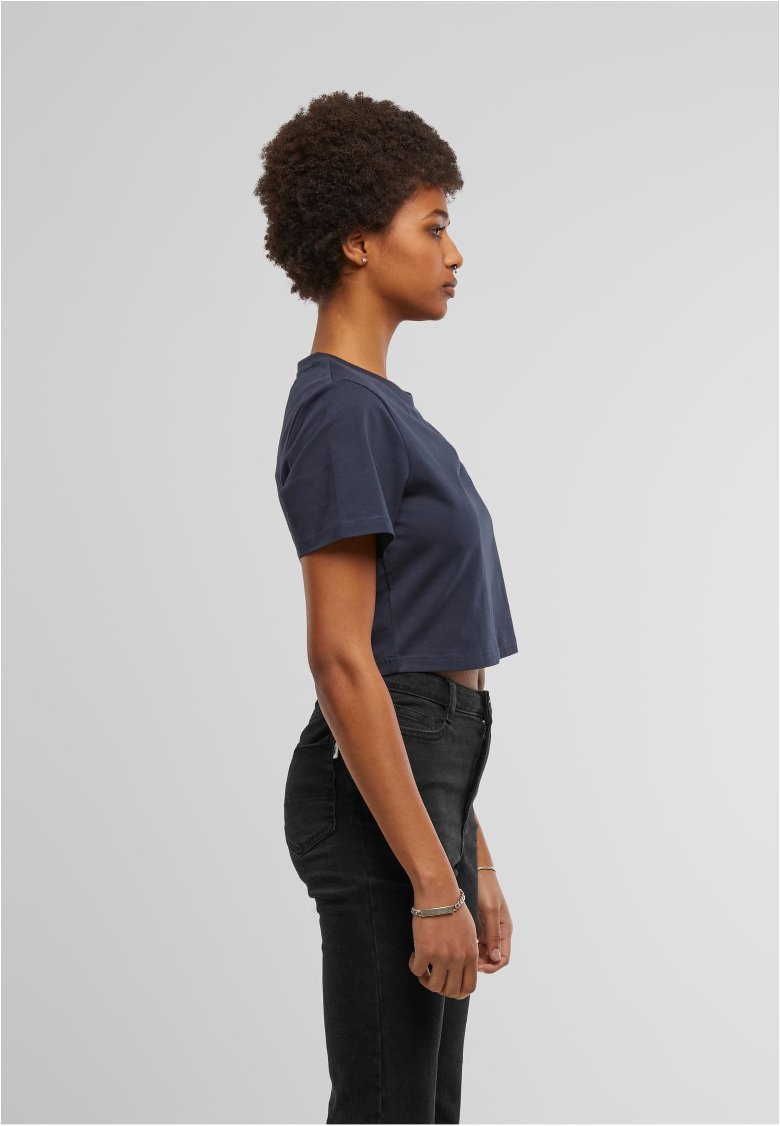 Ladies Cropped Tee navy | navy