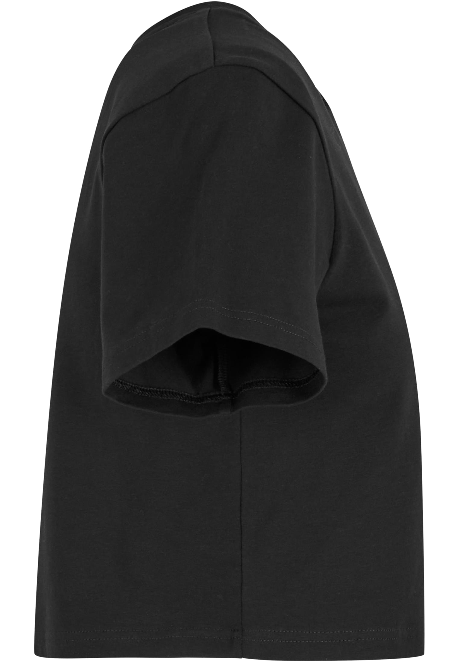 Ladies Cropped Tee black | black