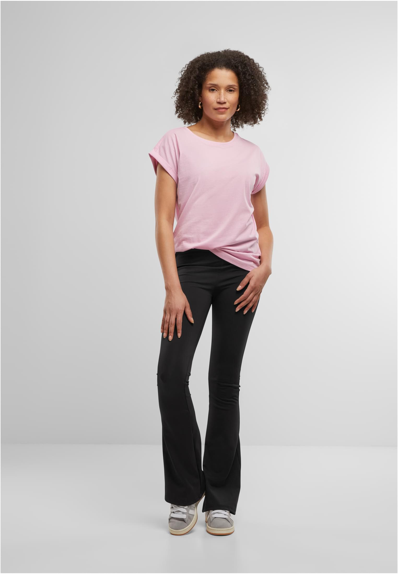 Ladies Regular Extended Shoulder Tee softpink | softpink