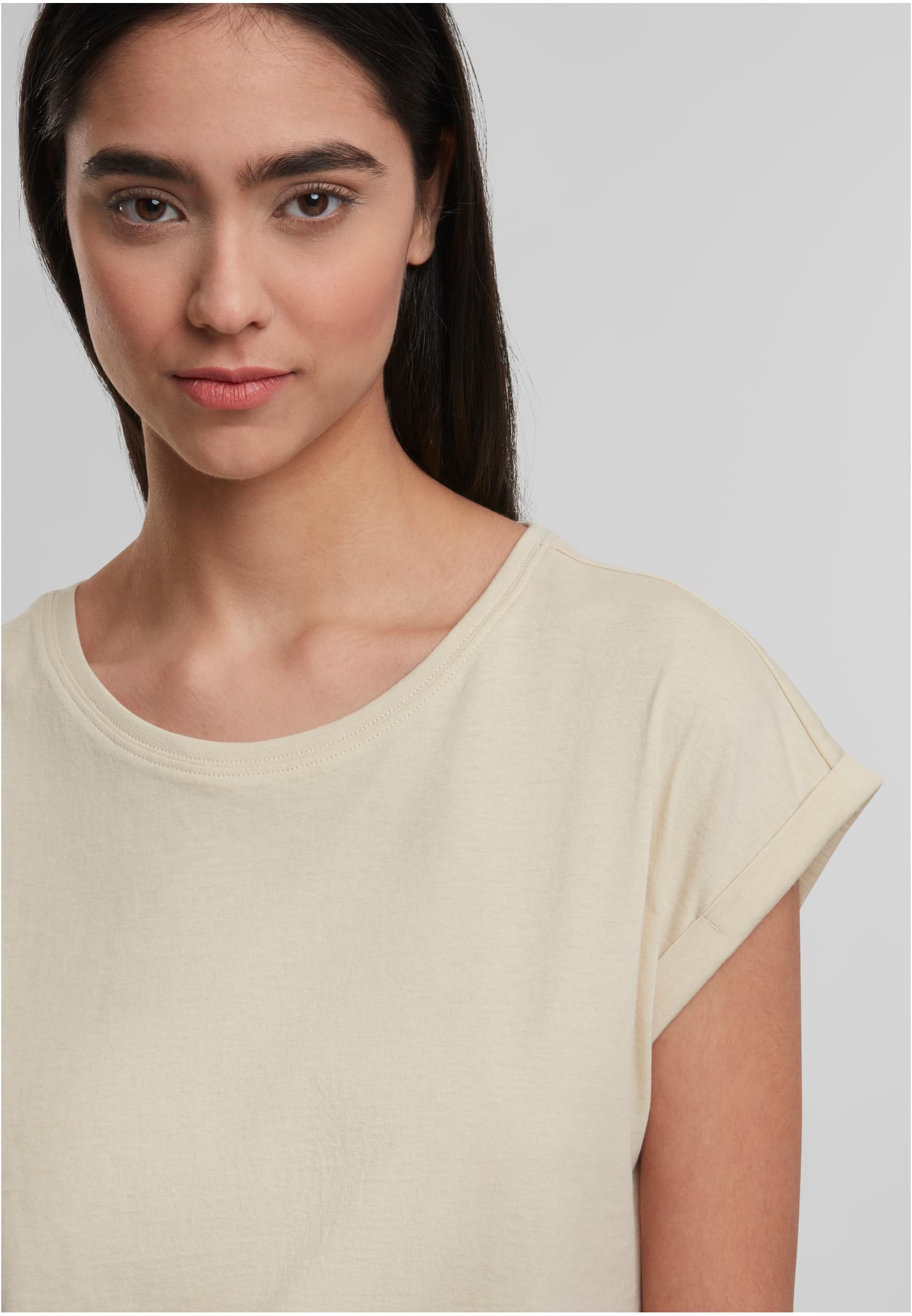 Ladies Regular Extended Shoulder Tee sand | sand