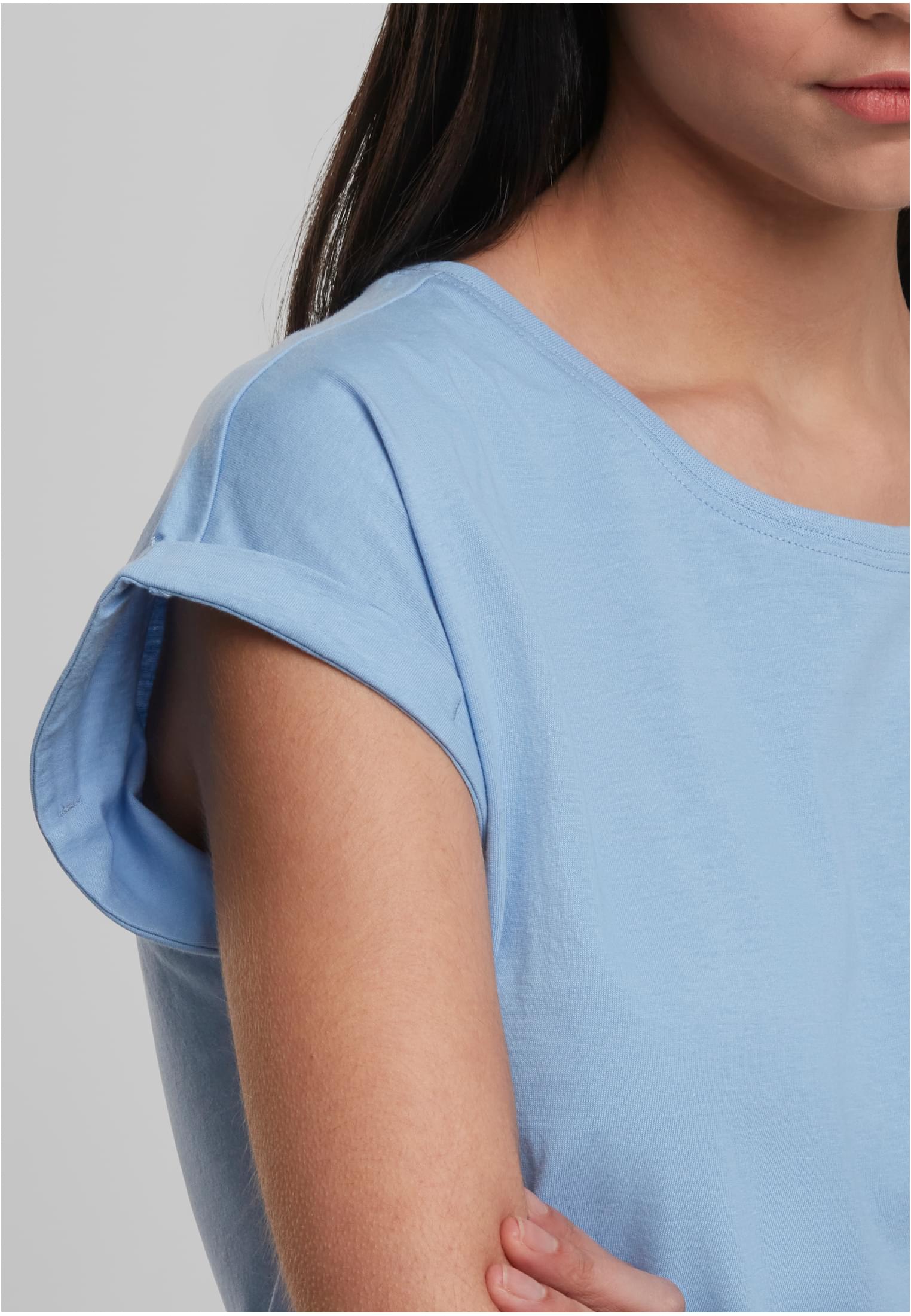 Ladies Regular Extended Shoulder Tee powderblue | powderblue