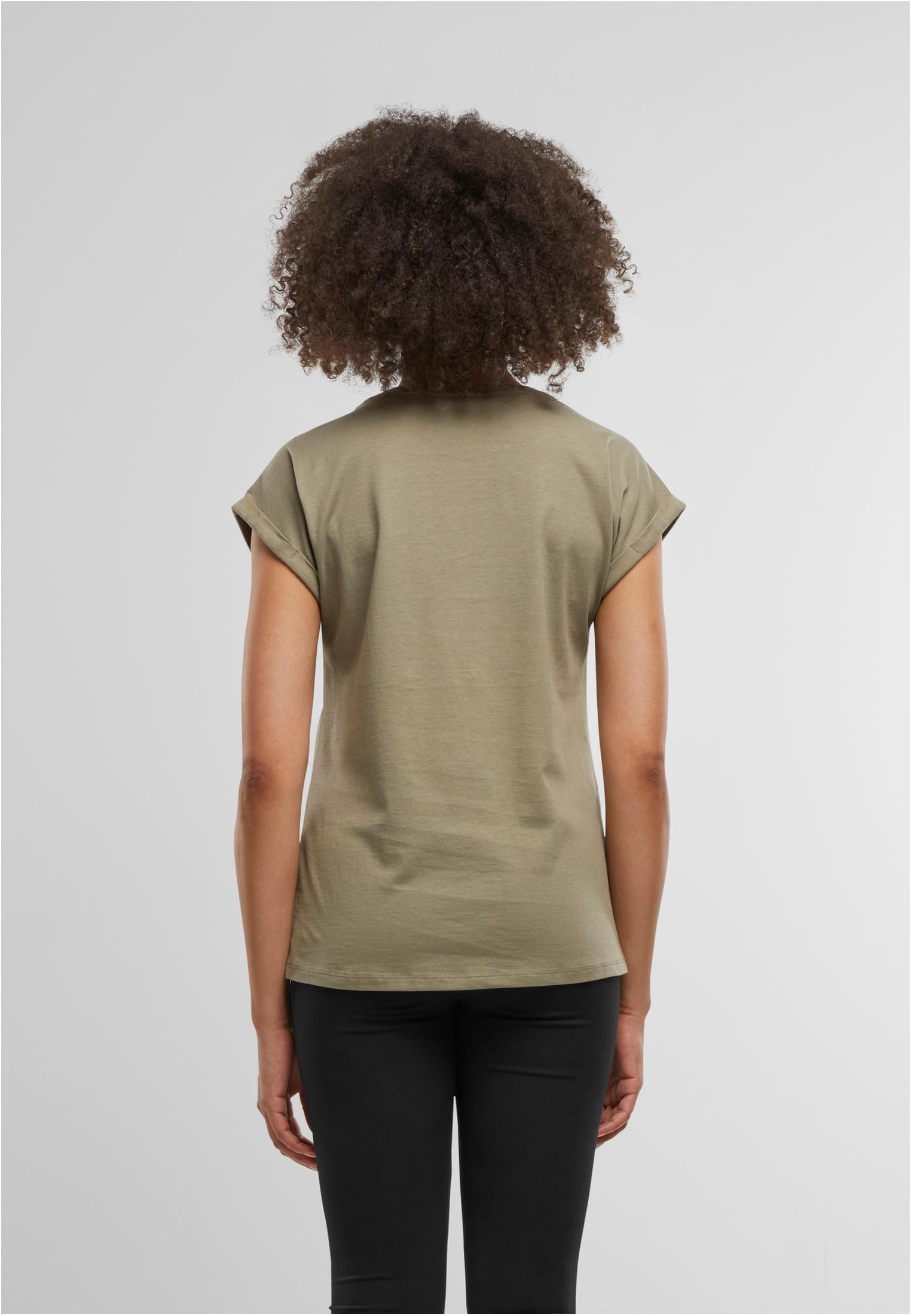 Ladies Regular Extended Shoulder Tee paleolive | paleolive