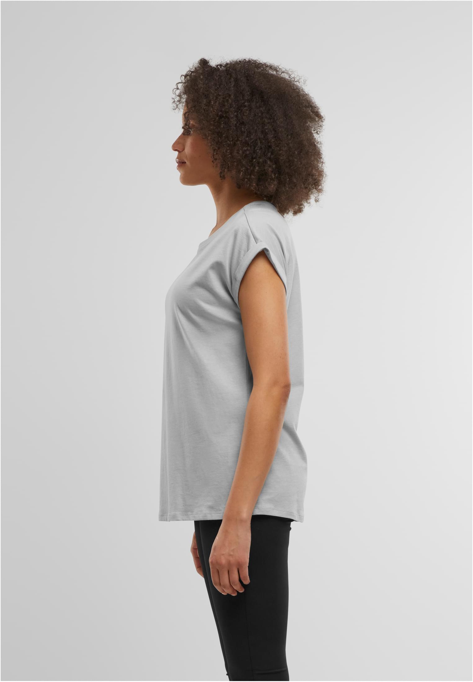Ladies Regular Extended Shoulder Tee lightasphalt | lightasphalt