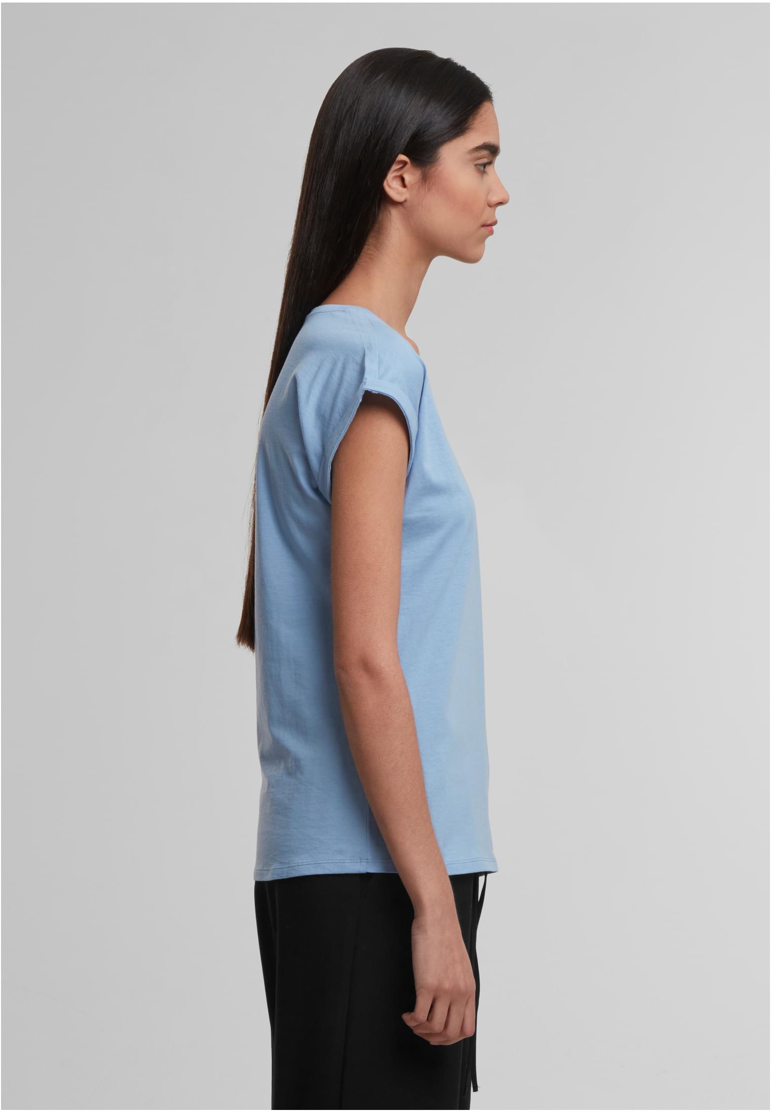 Ladies Regular Extended Shoulder Tee powderblue | powderblue