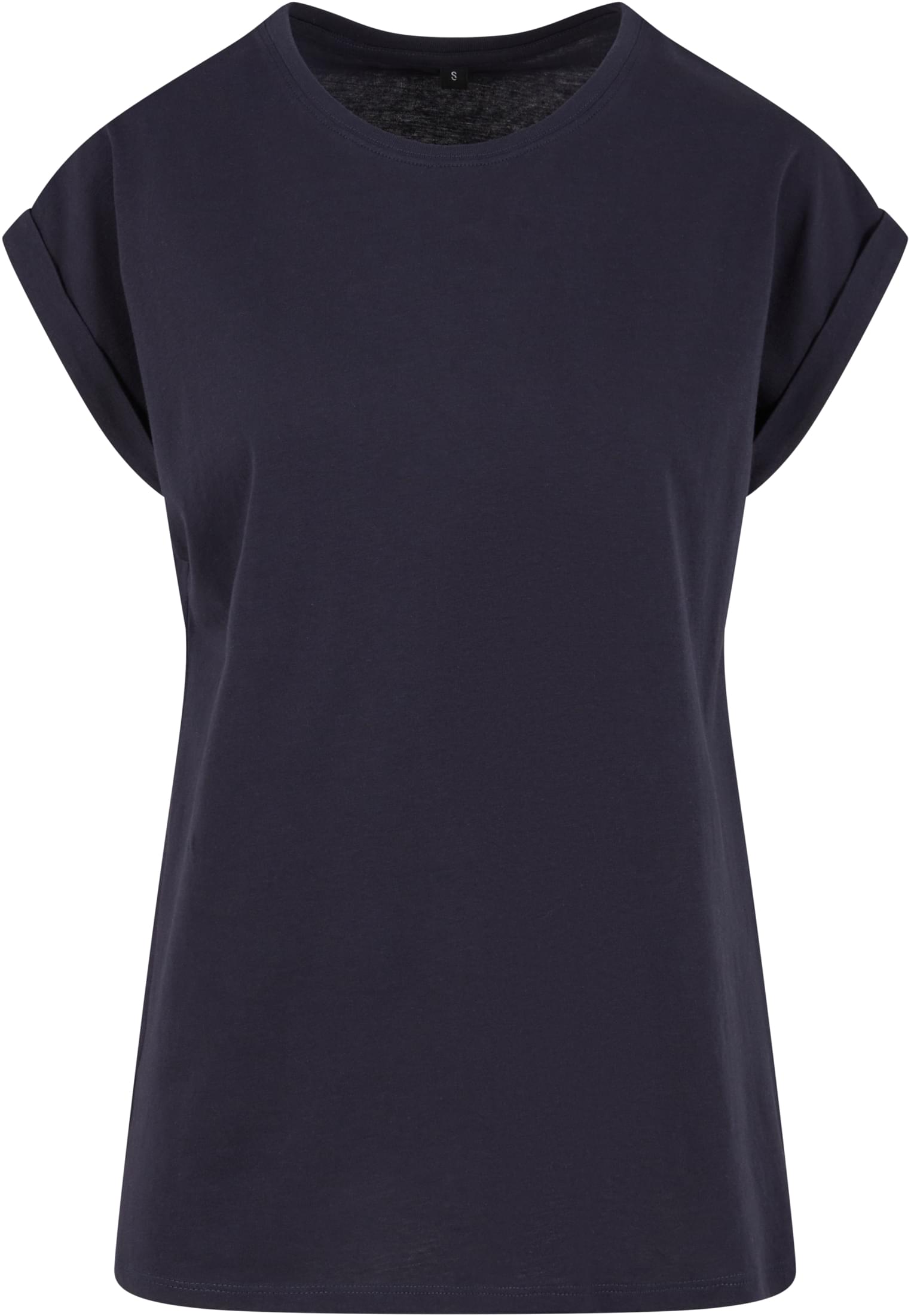 Ladies Regular Extended Shoulder Tee navy | navy