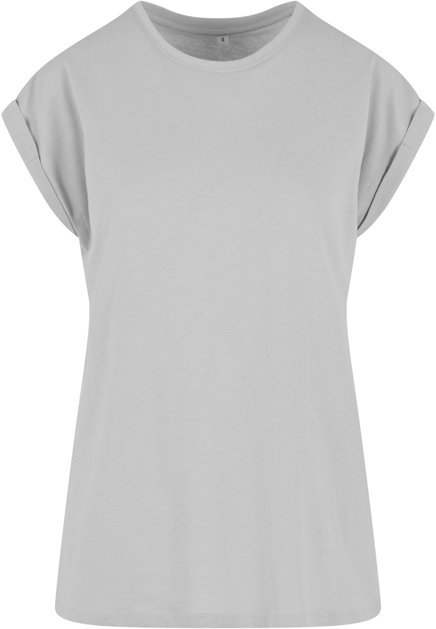 Ladies Regular Extended Shoulder Tee lightasphalt | lightasphalt