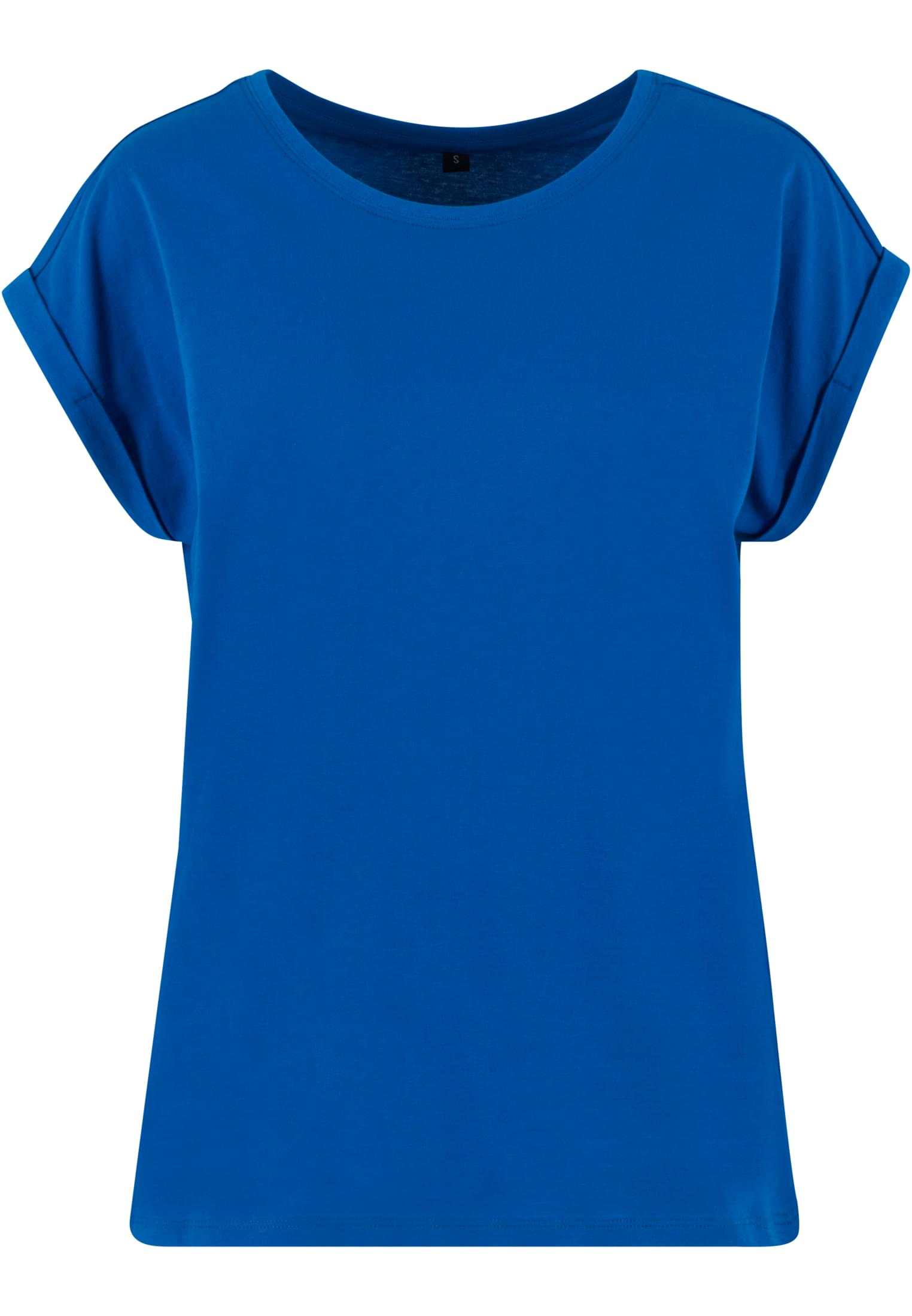 Ladies Regular Extended Shoulder Tee cobaltblue | cobaltblue