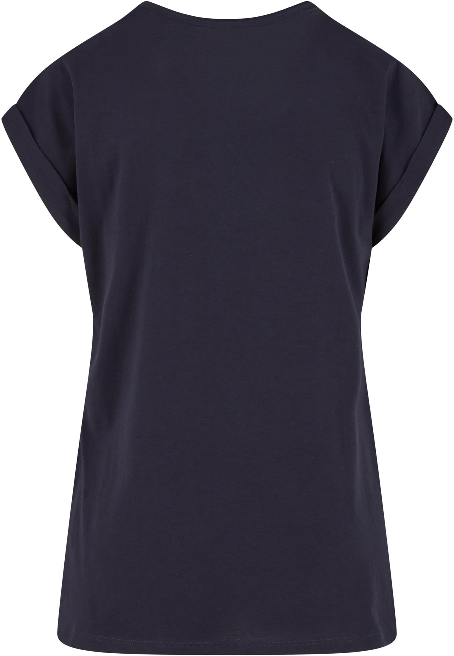Ladies Regular Extended Shoulder Tee navy | navy