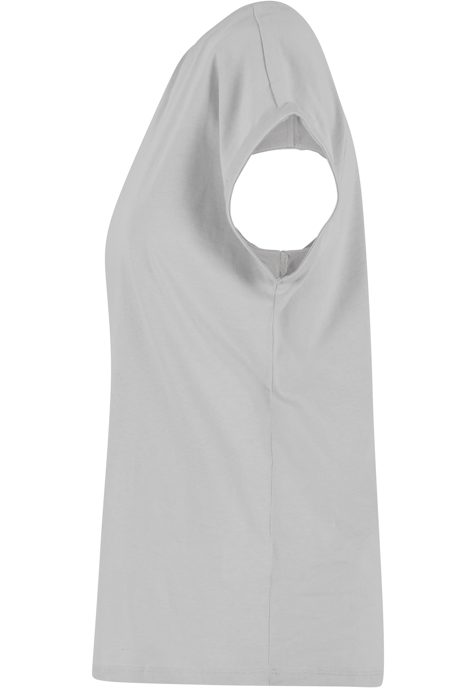 Ladies Regular Extended Shoulder Tee lightasphalt | lightasphalt