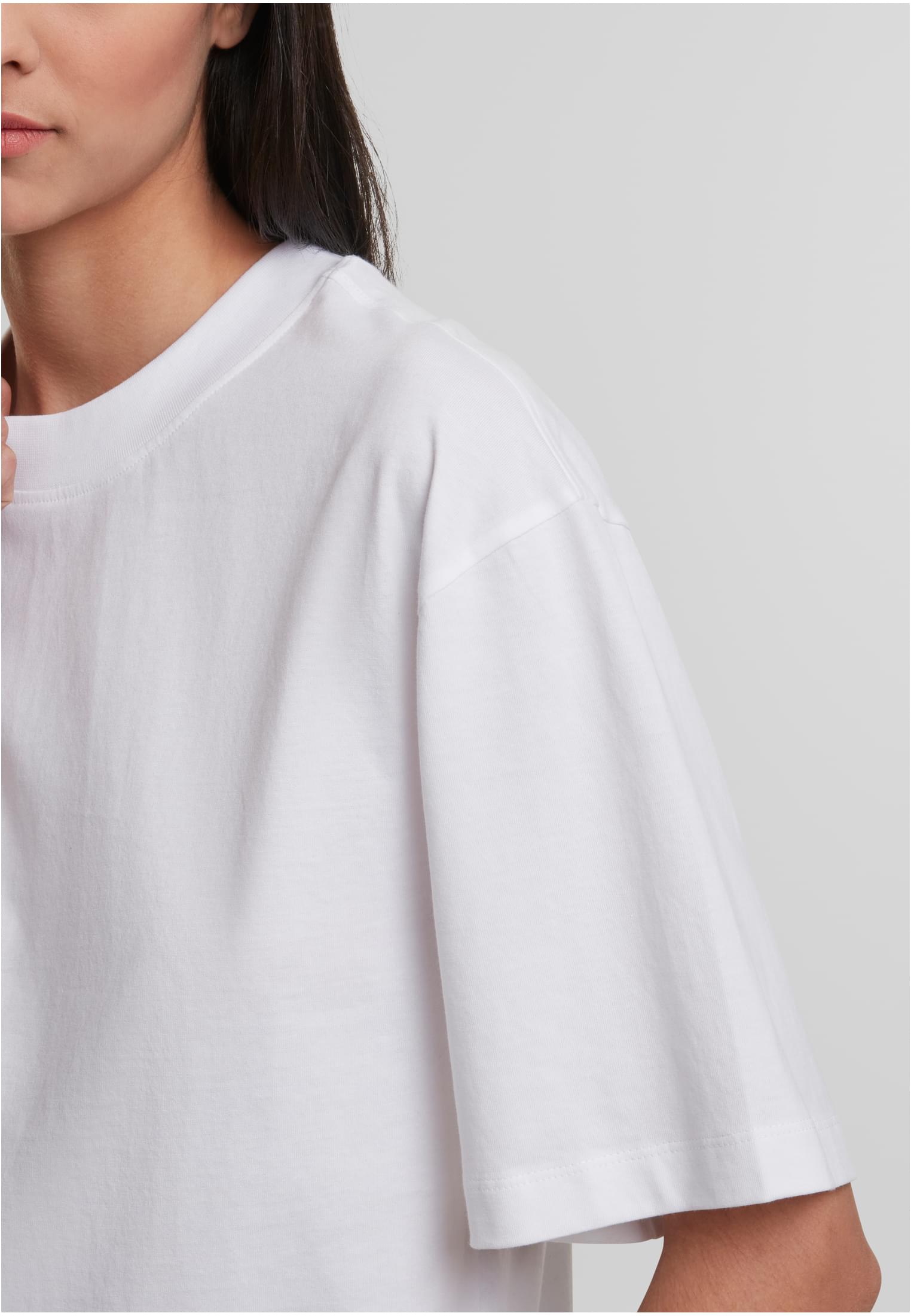 Ladies Oversized Tee white | white