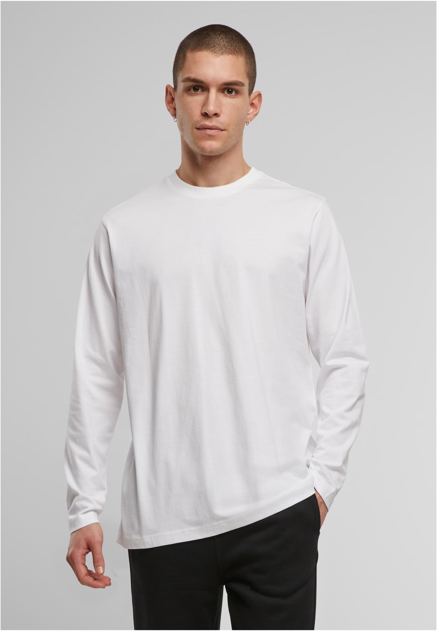 Regular Fit Longsleeve white | white