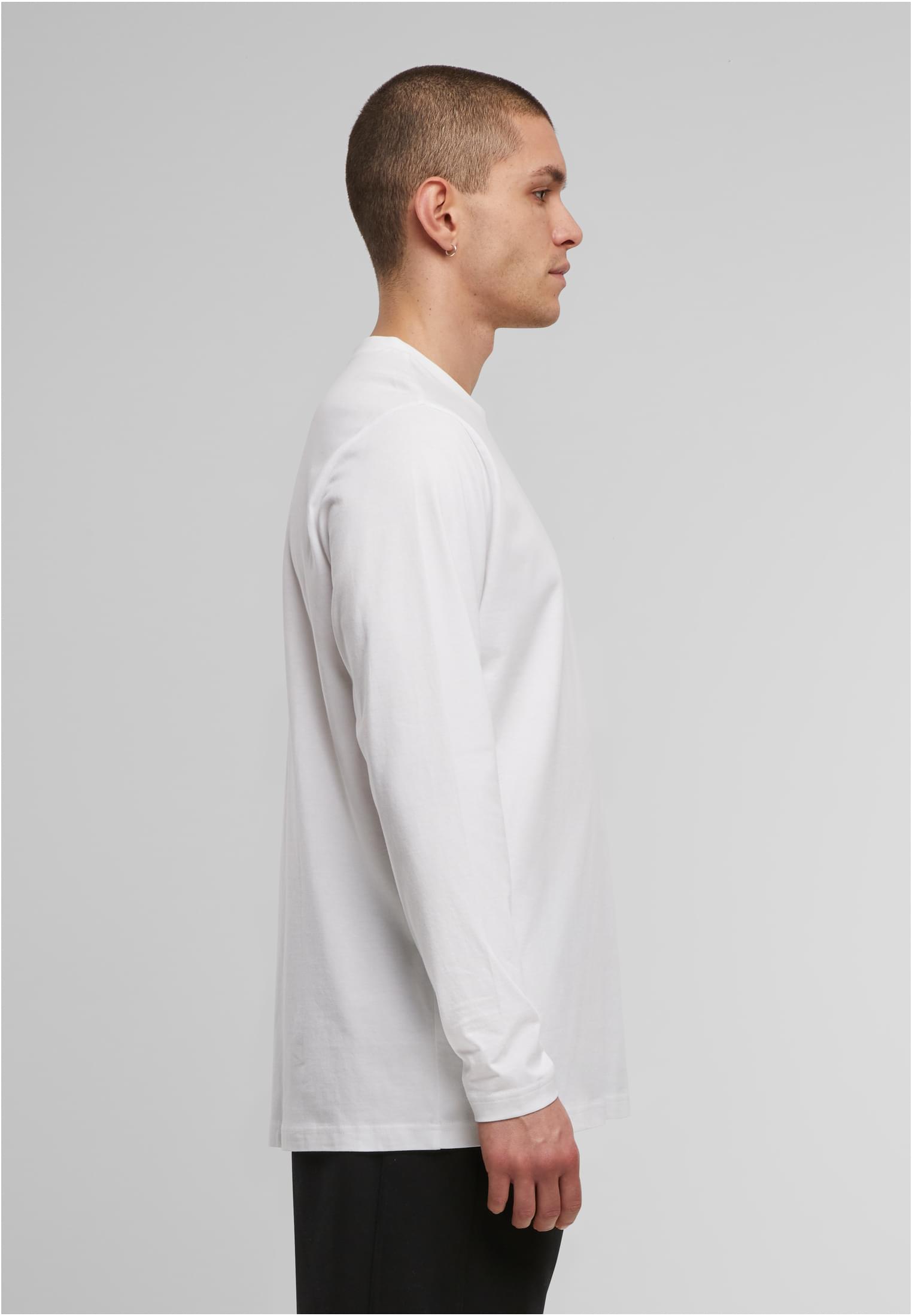Regular Fit Longsleeve white | white