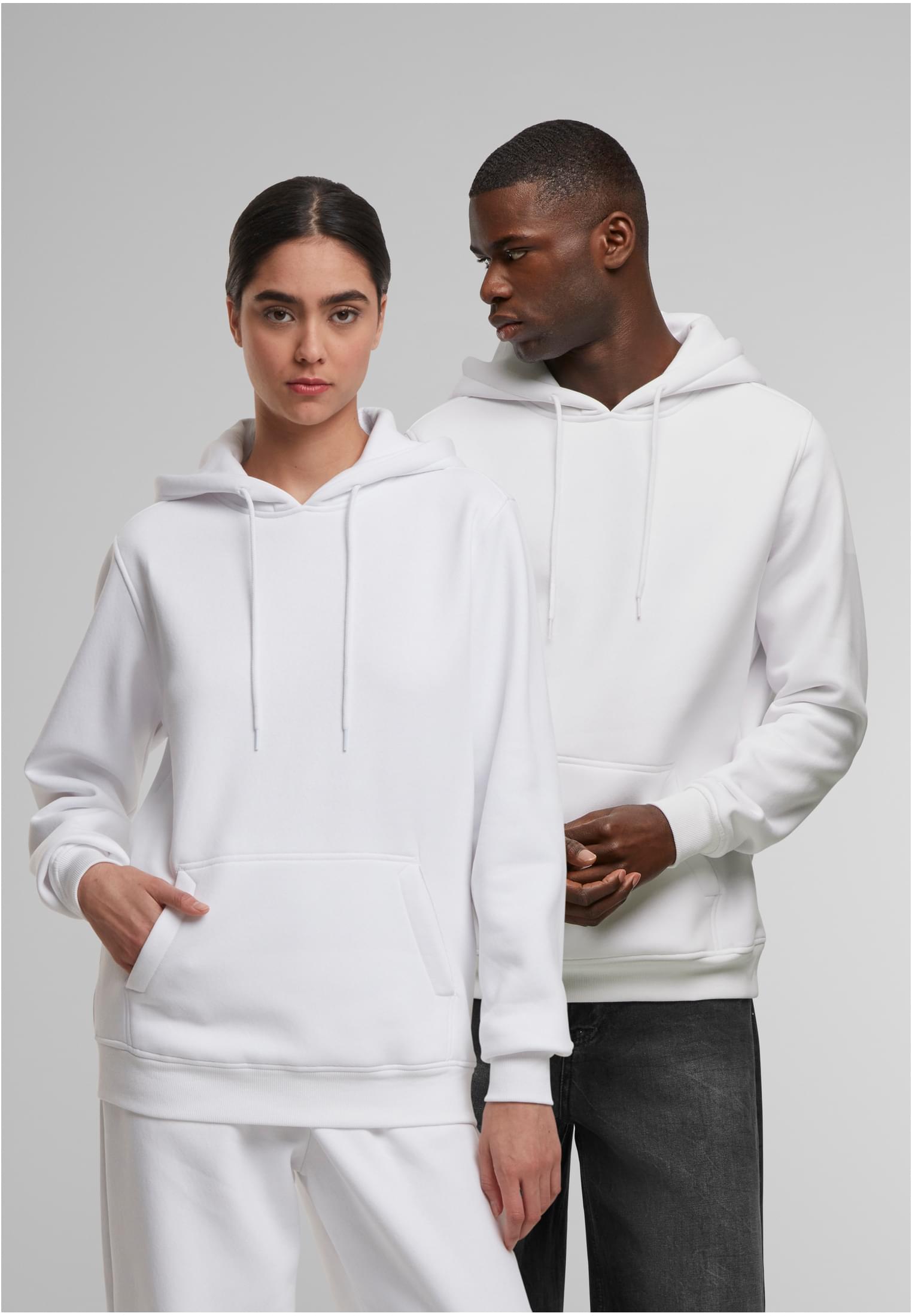 Basic Hoody white | white