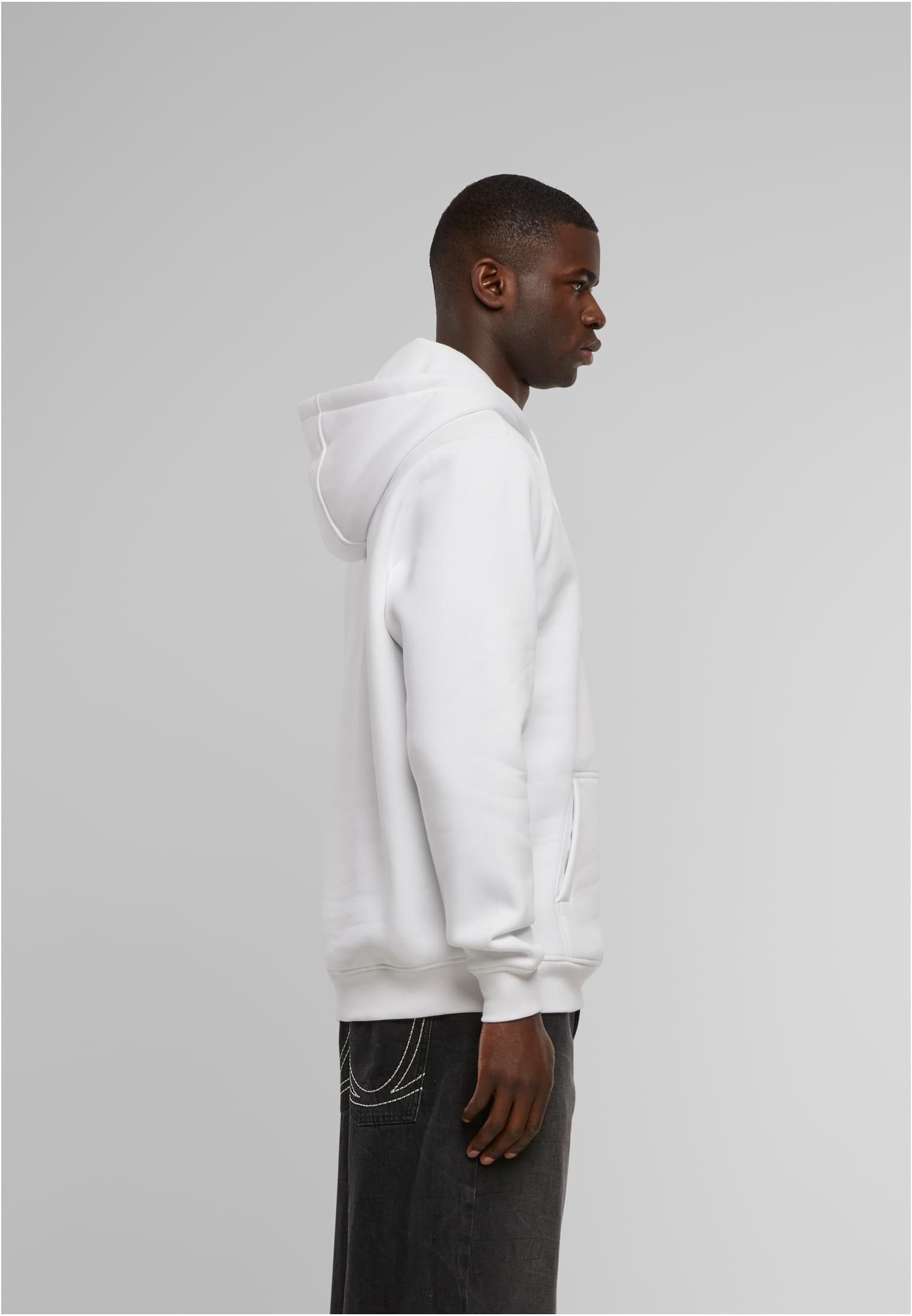 Basic Hoody white | white