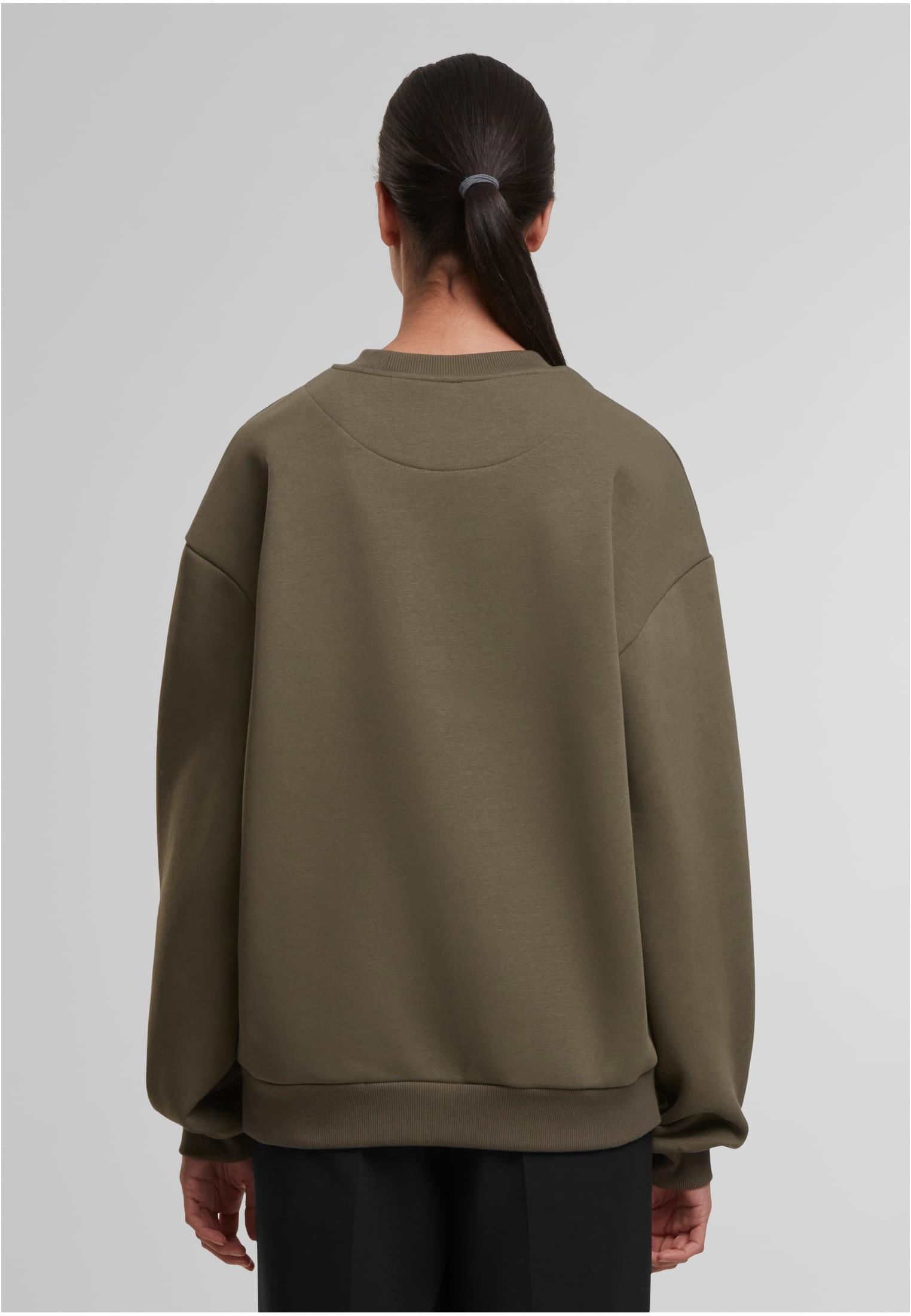 Oversized Crewneck olive | olive