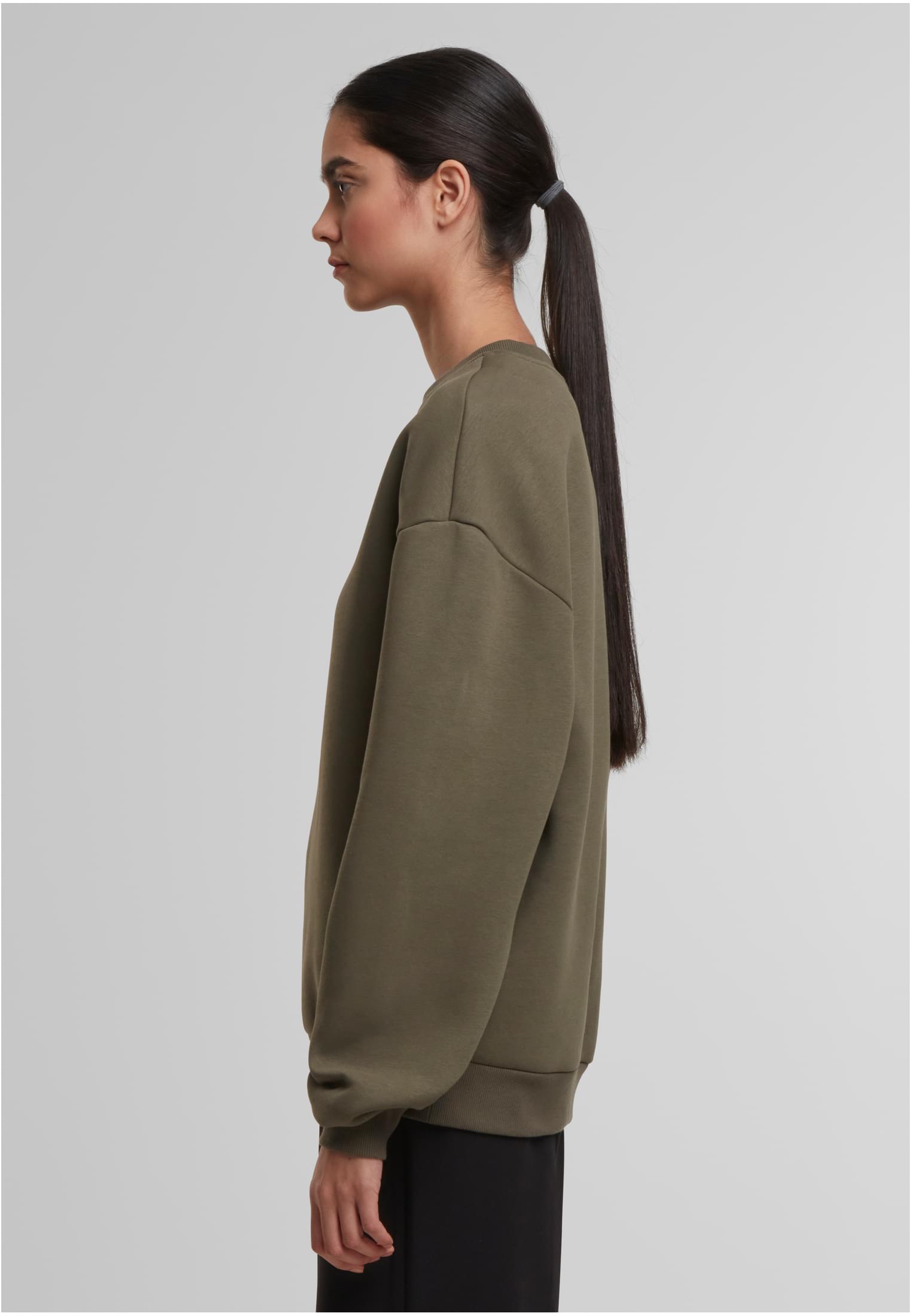 Oversized Crewneck olive | olive