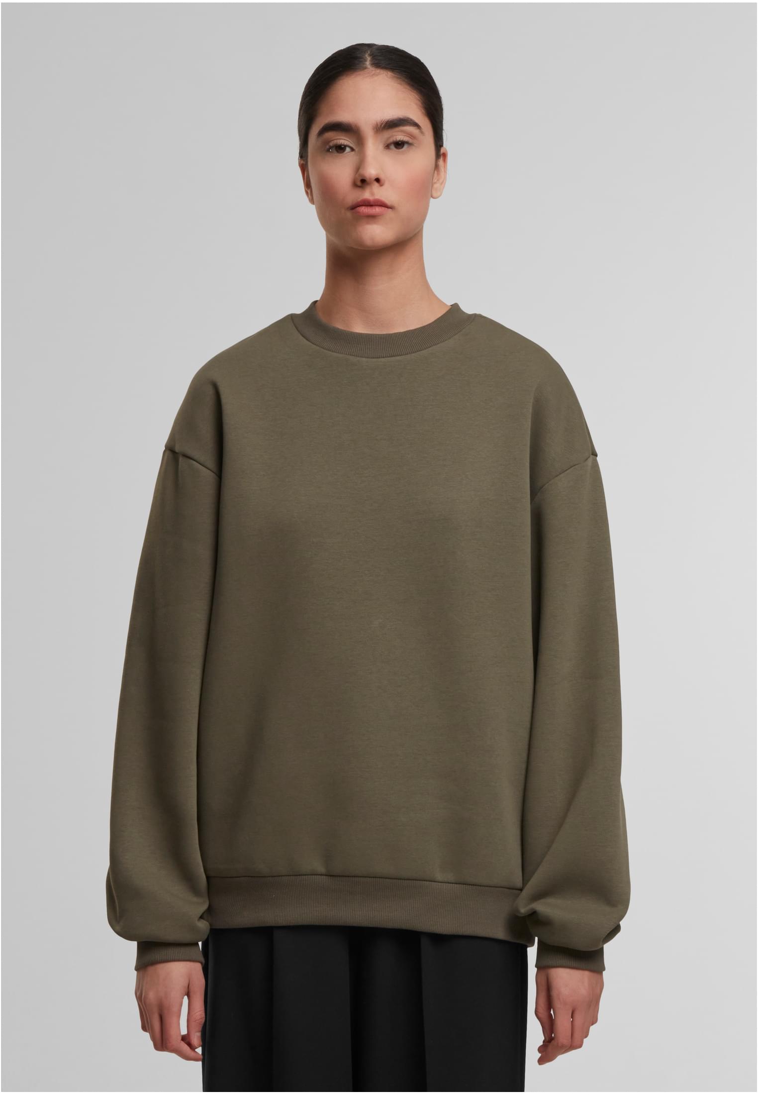 Oversized Crewneck olive | olive