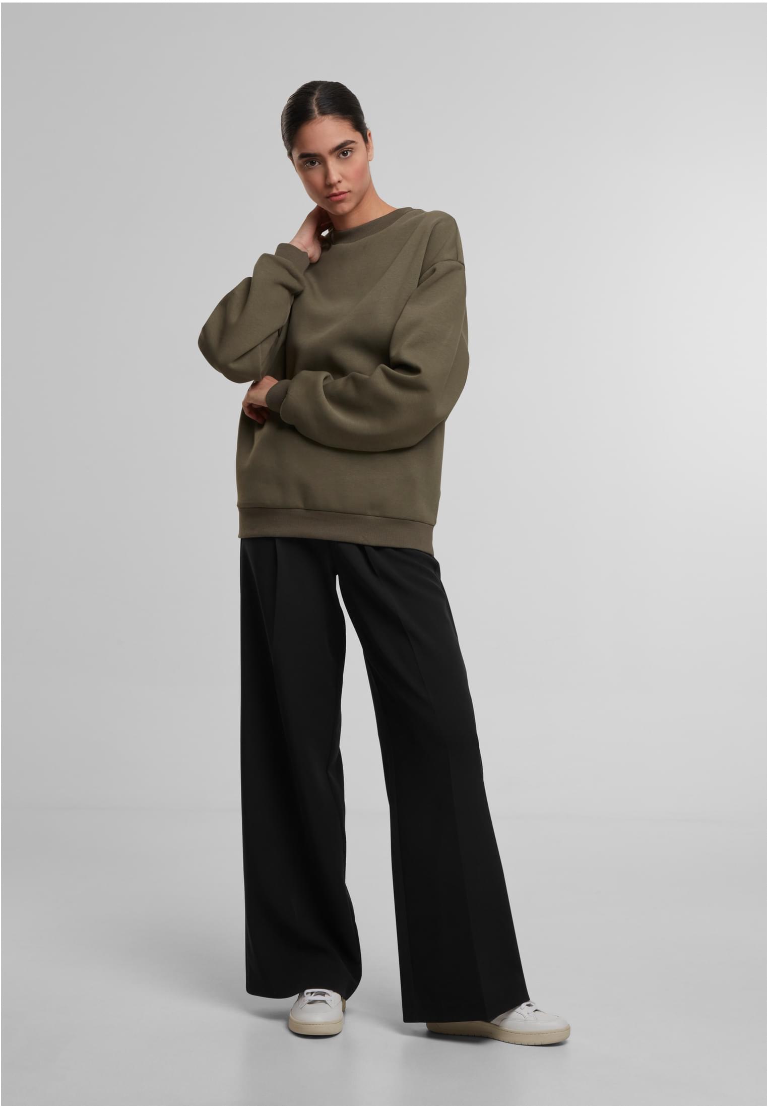 Oversized Crewneck olive | olive