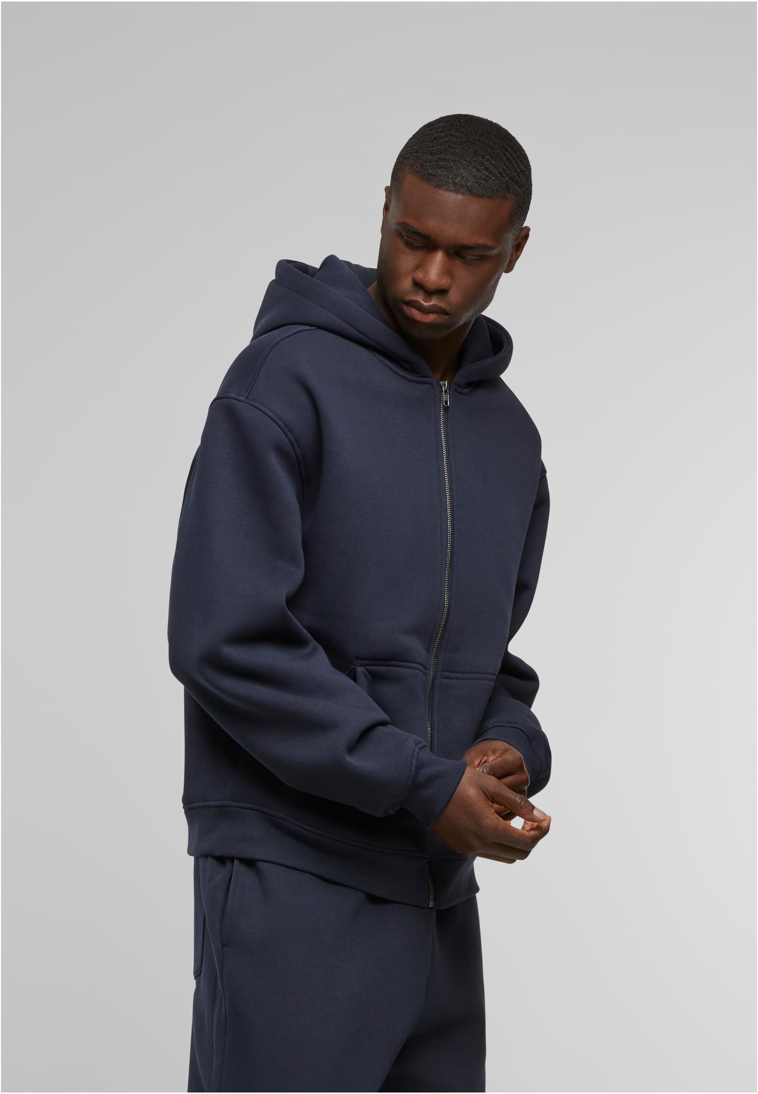 Oversized Zip Hoody navy | navy