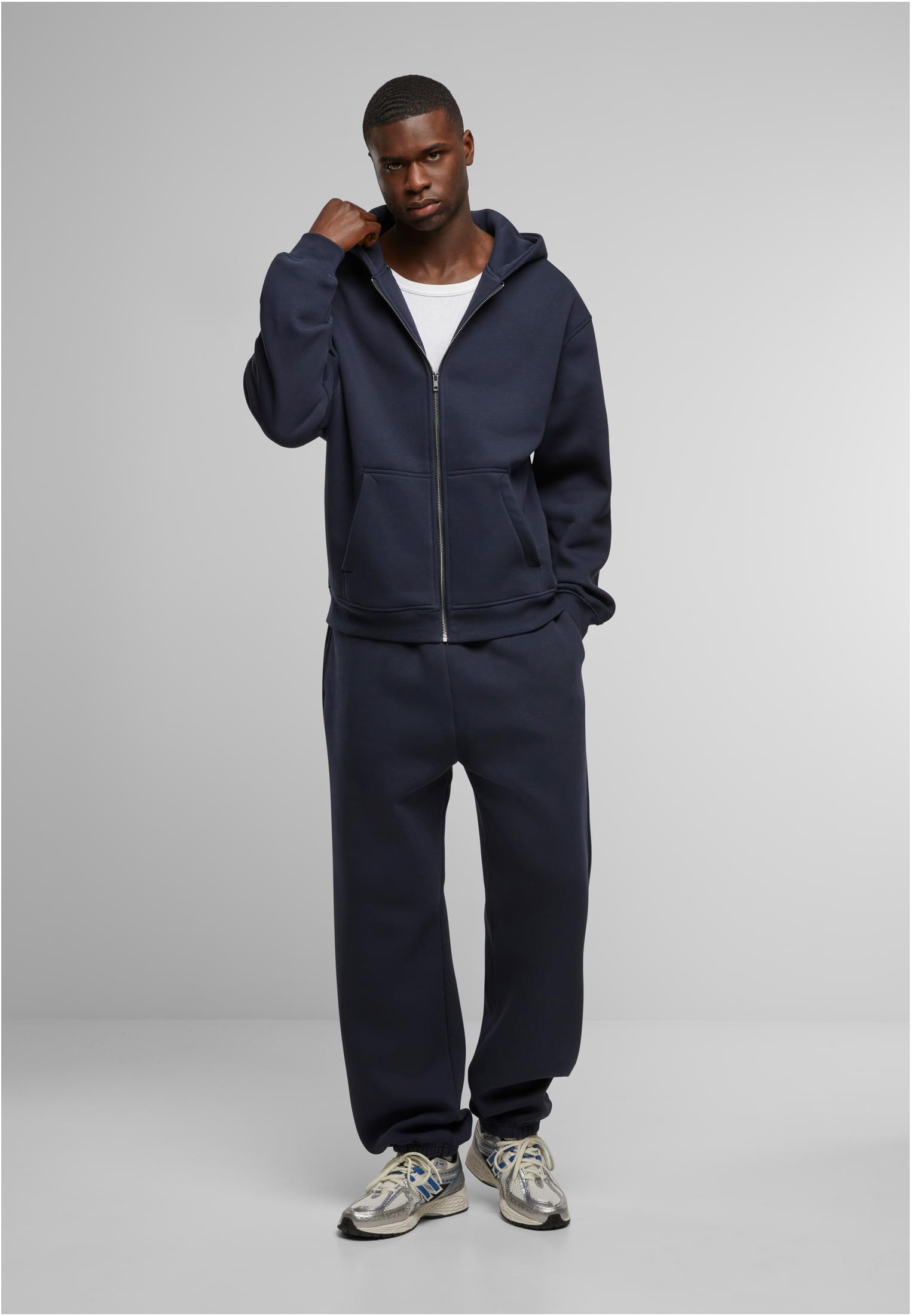 Oversized Zip Hoody navy | navy