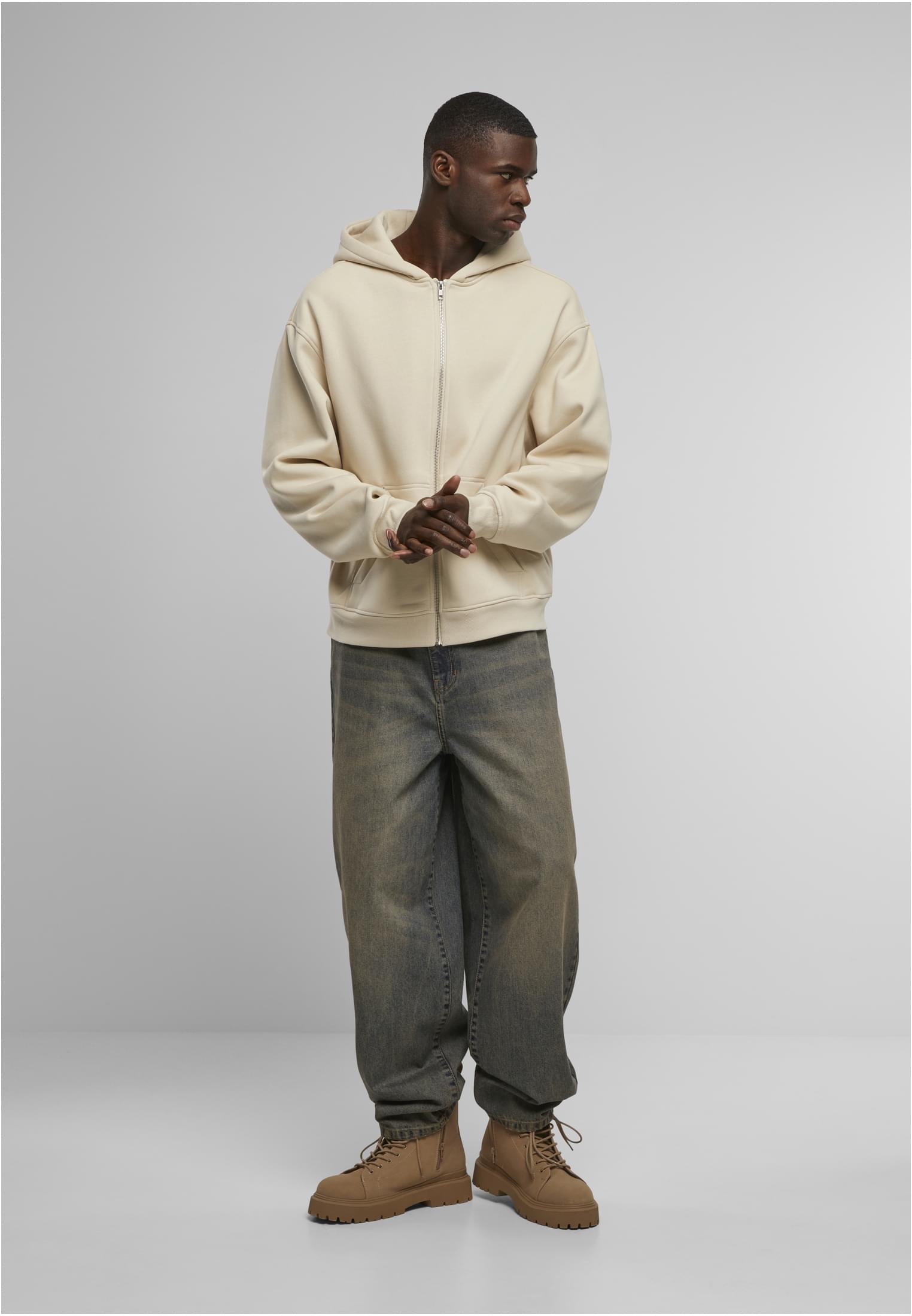 Oversized Zip Hoody sand | sand