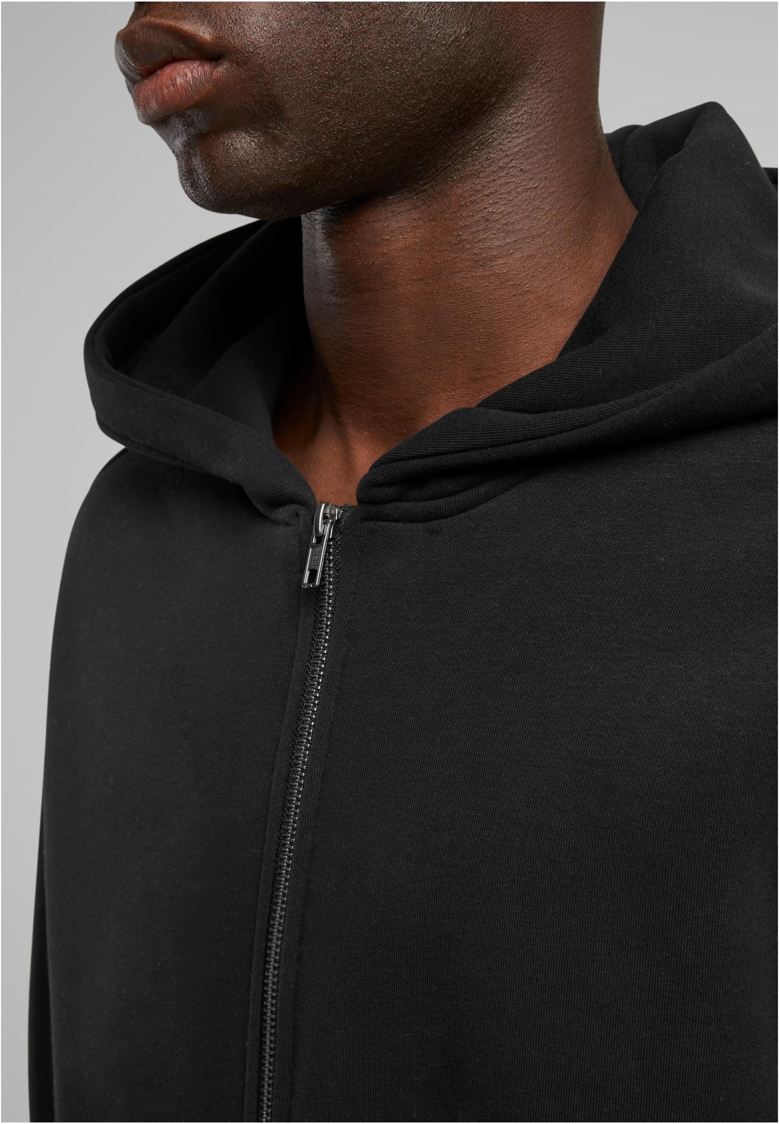 Oversized Zip Hoody black | black