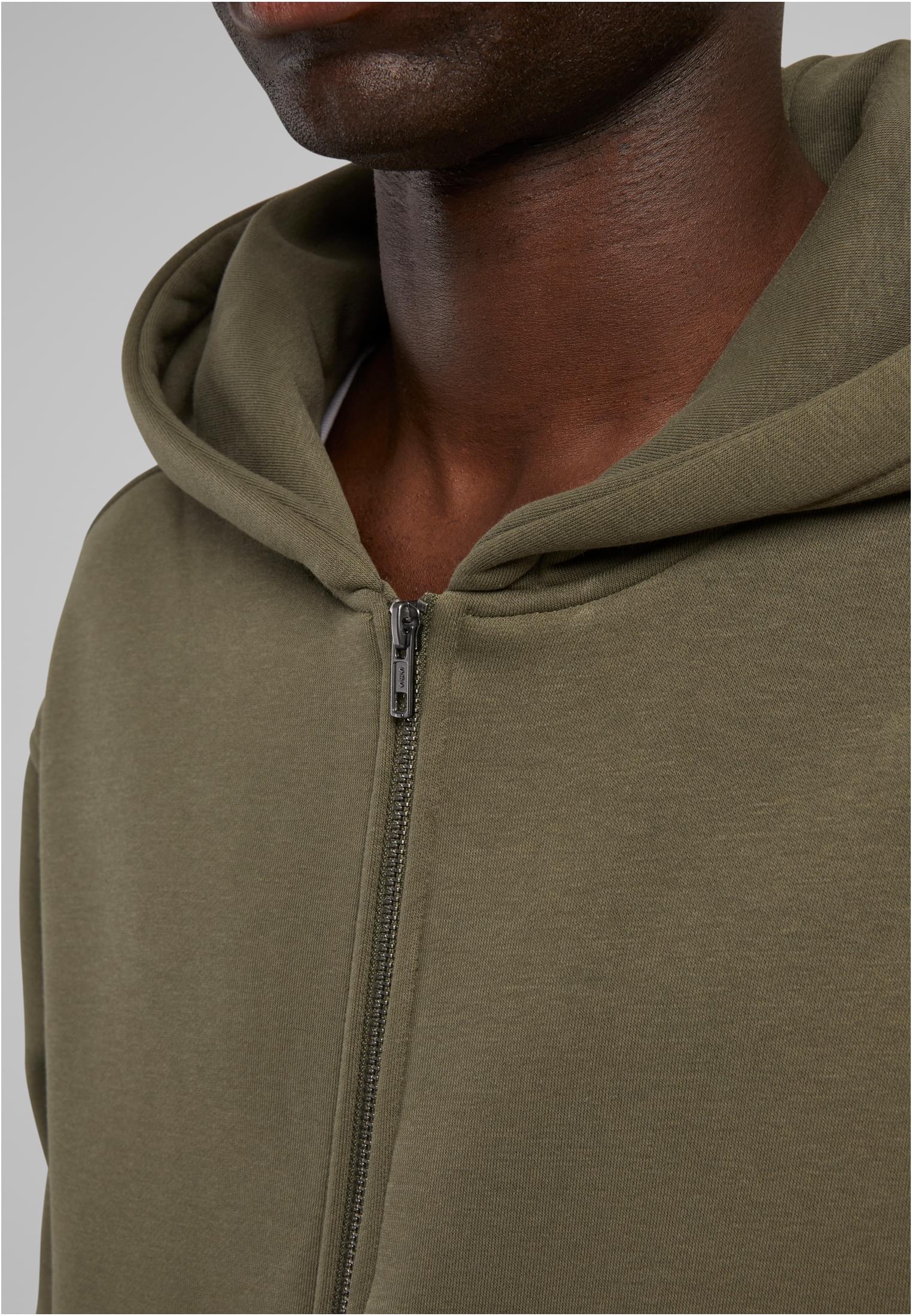 Oversized Zip Hoody olive | olive