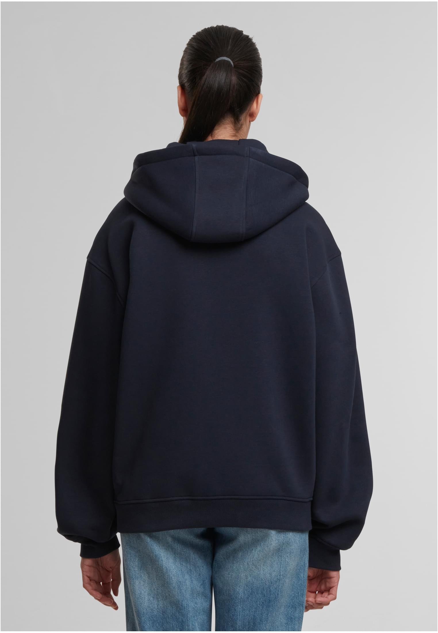 Oversized Zip Hoody navy | navy