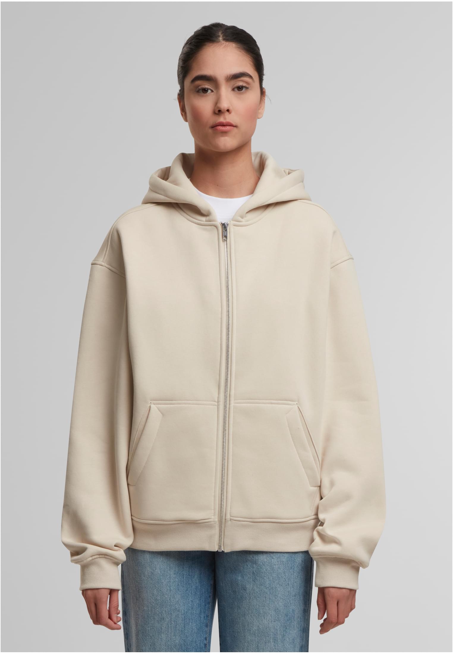 Oversized Zip Hoody sand | sand