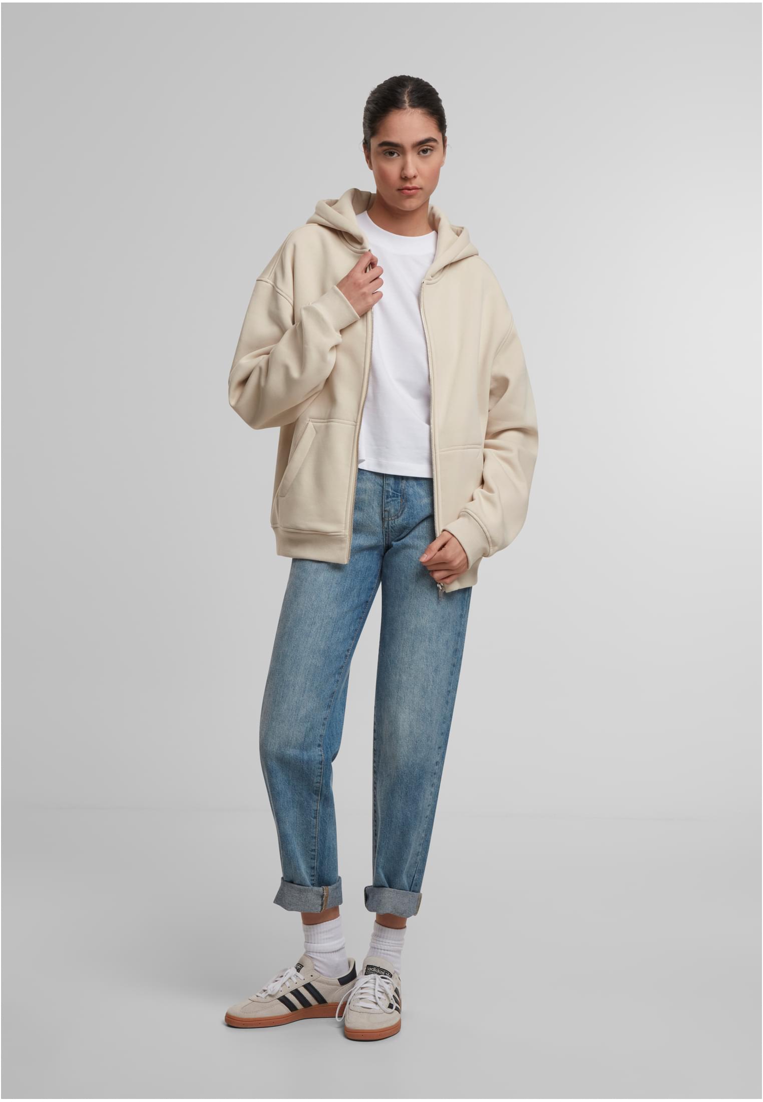 Oversized Zip Hoody sand | sand
