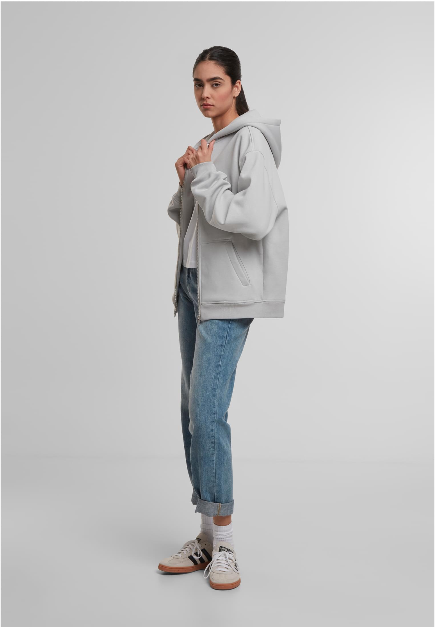 Oversized Zip Hoody lightasphalt | lightasphalt