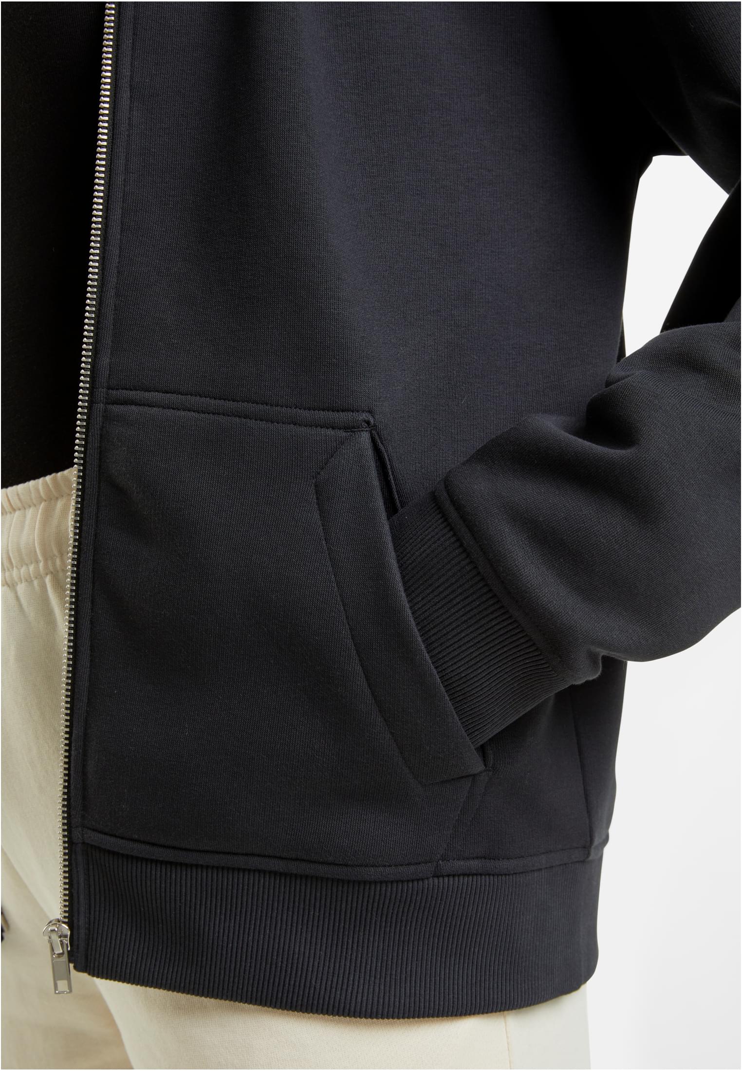 Oversized Zip Hoody black | black