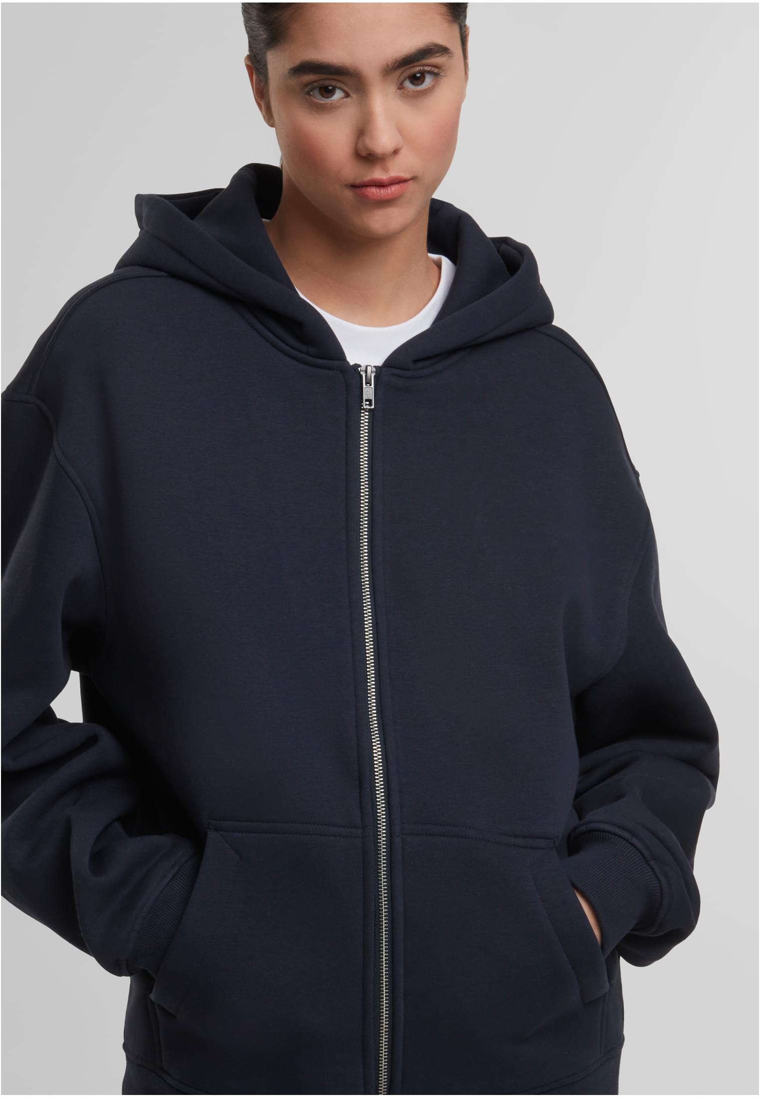 Oversized Zip Hoody navy | navy