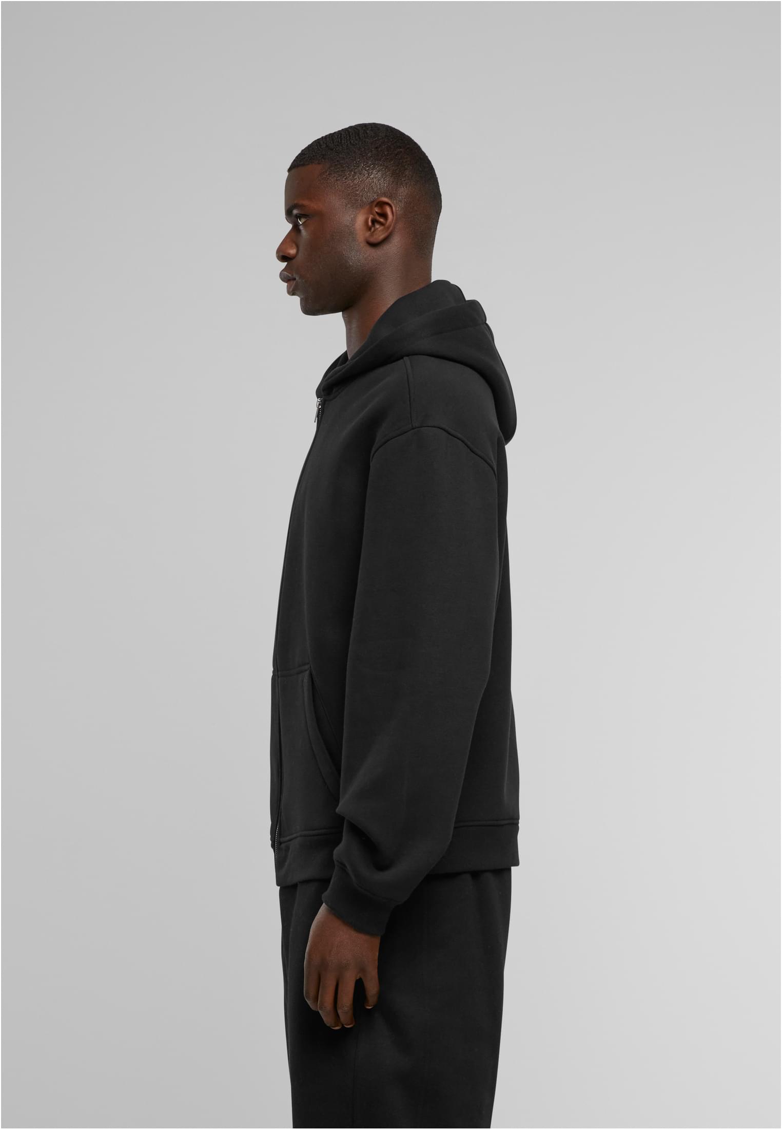 Oversized Zip Hoody black | black