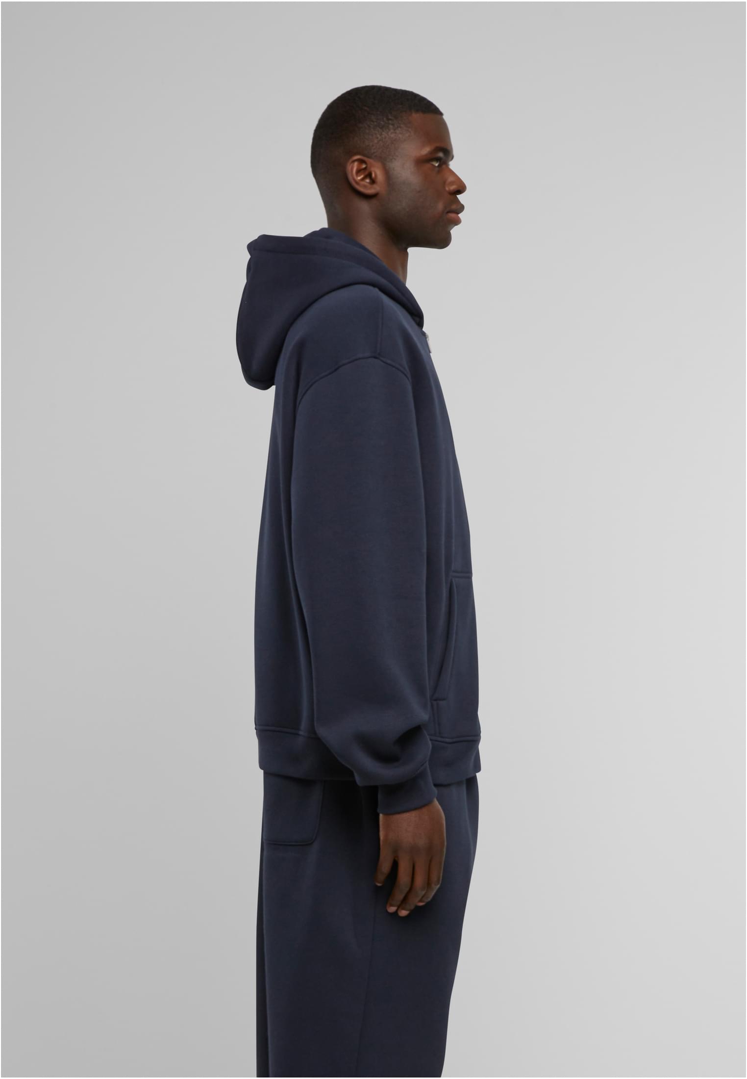 Oversized Zip Hoody navy | navy