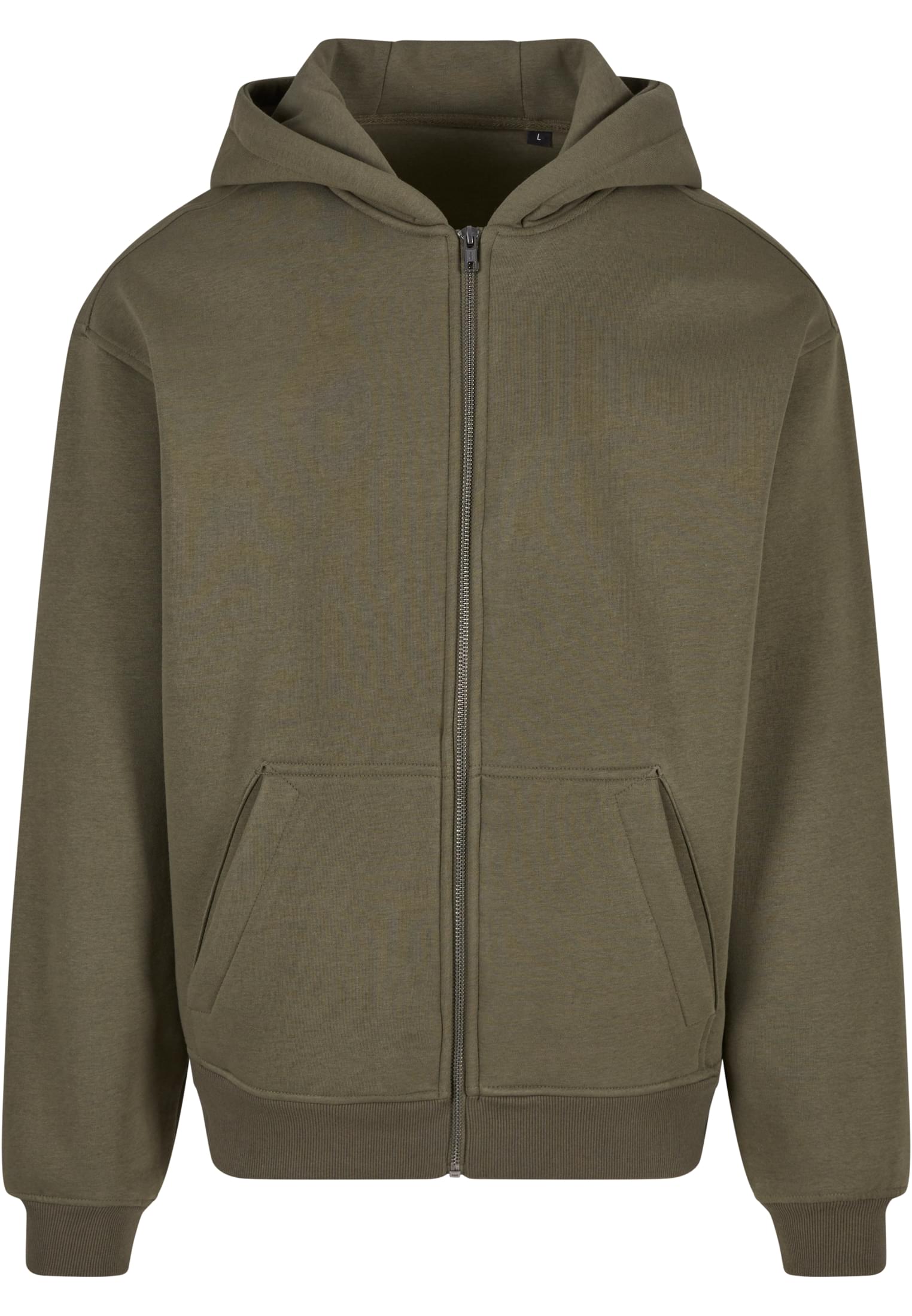 Oversized Zip Hoody olive | olive