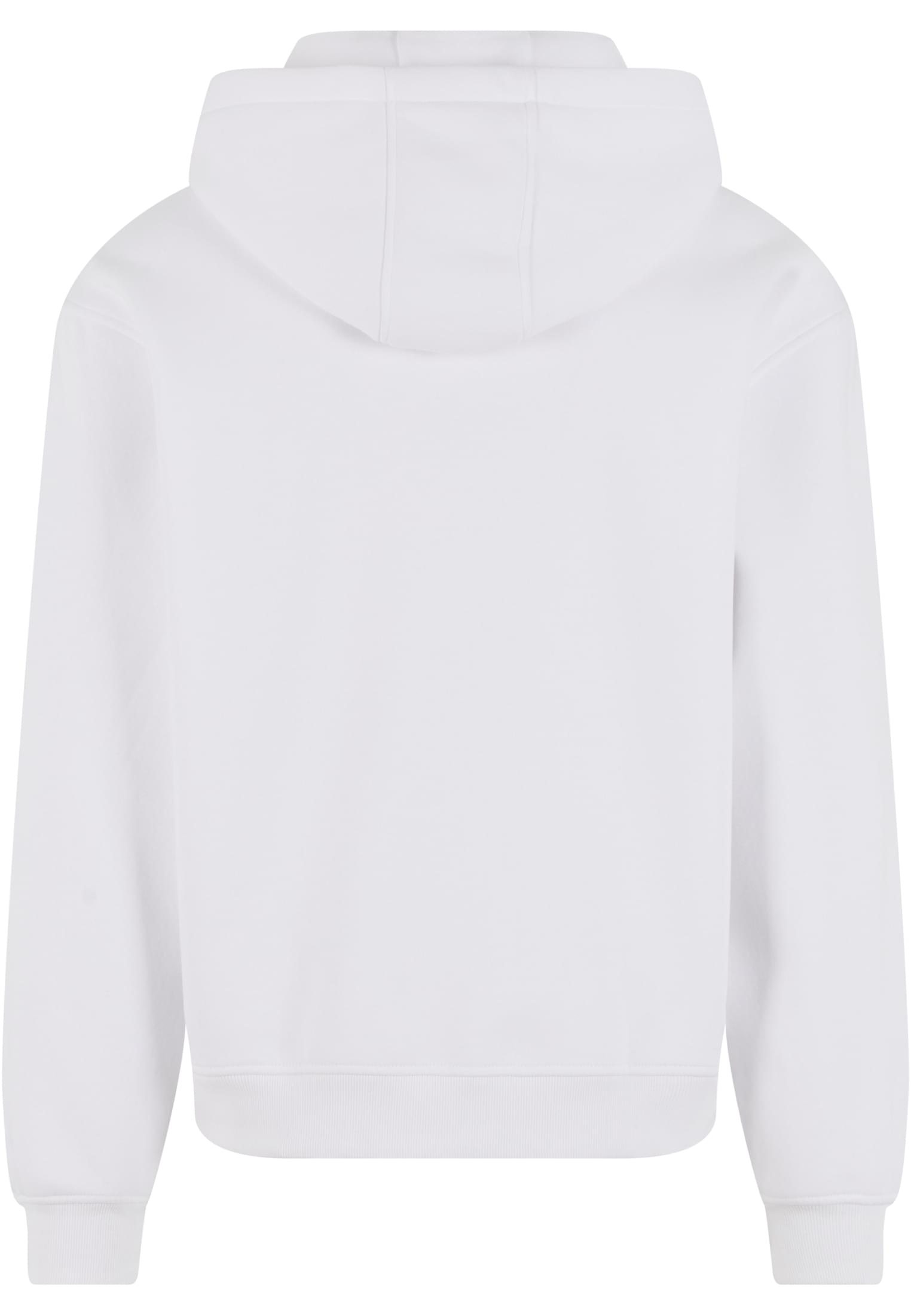 Oversized Zip Hoody white | white