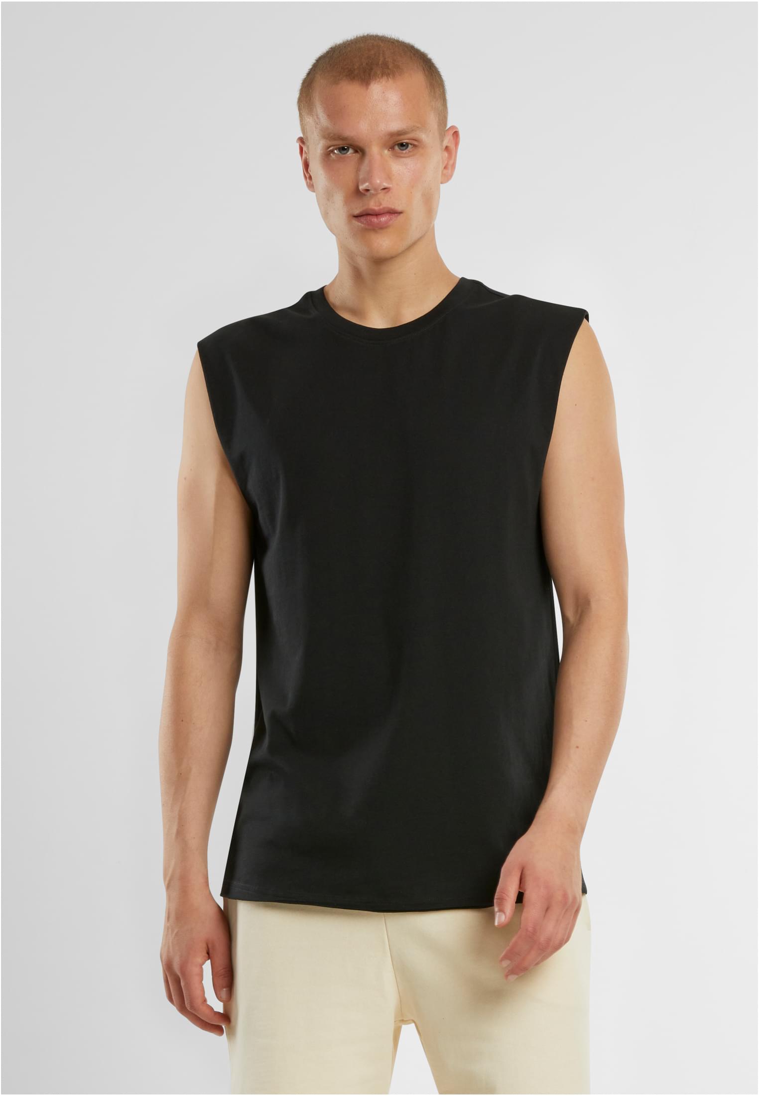 Sleeveless Tee black | black