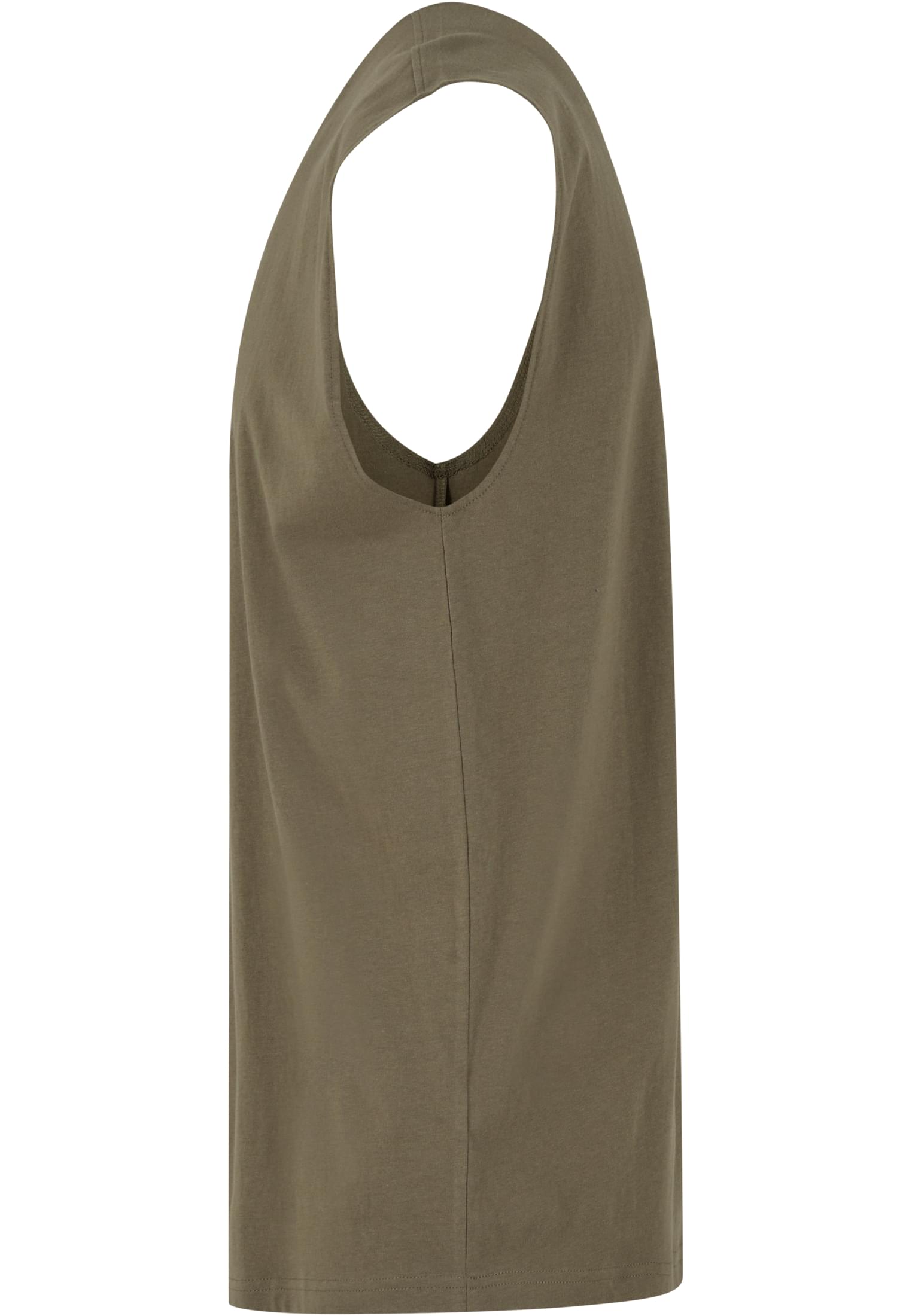 Sleeveless Tee olive | olive
