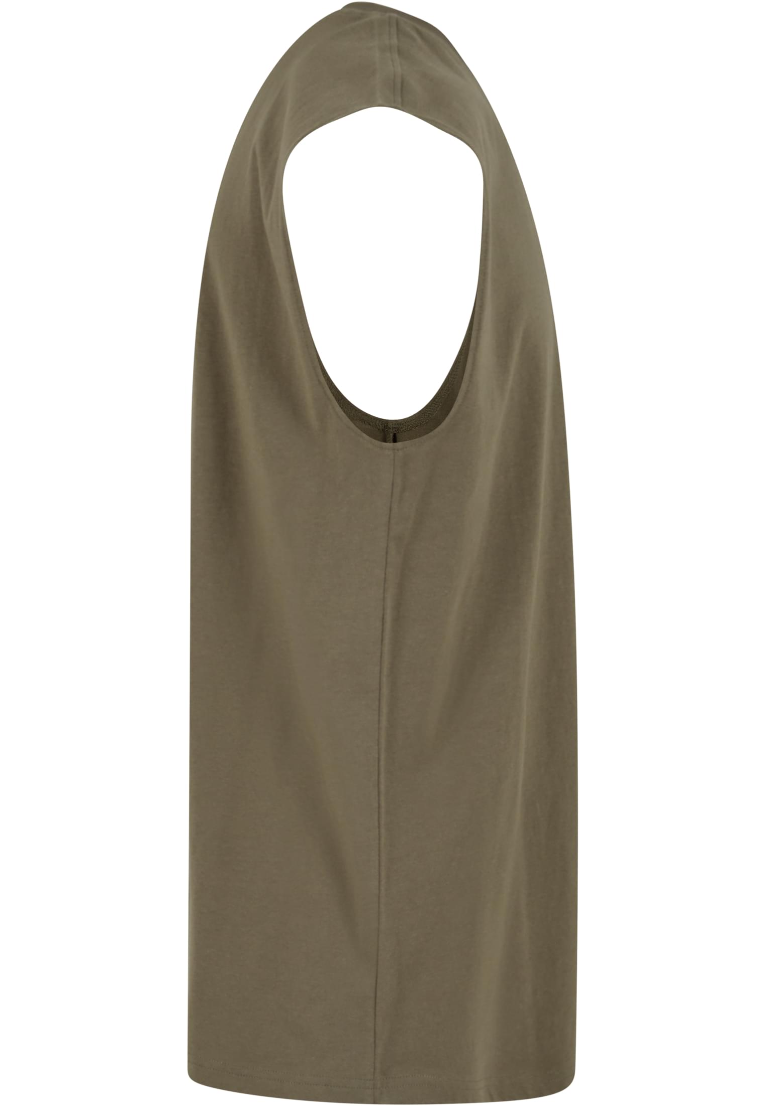 Sleeveless Tee olive | olive