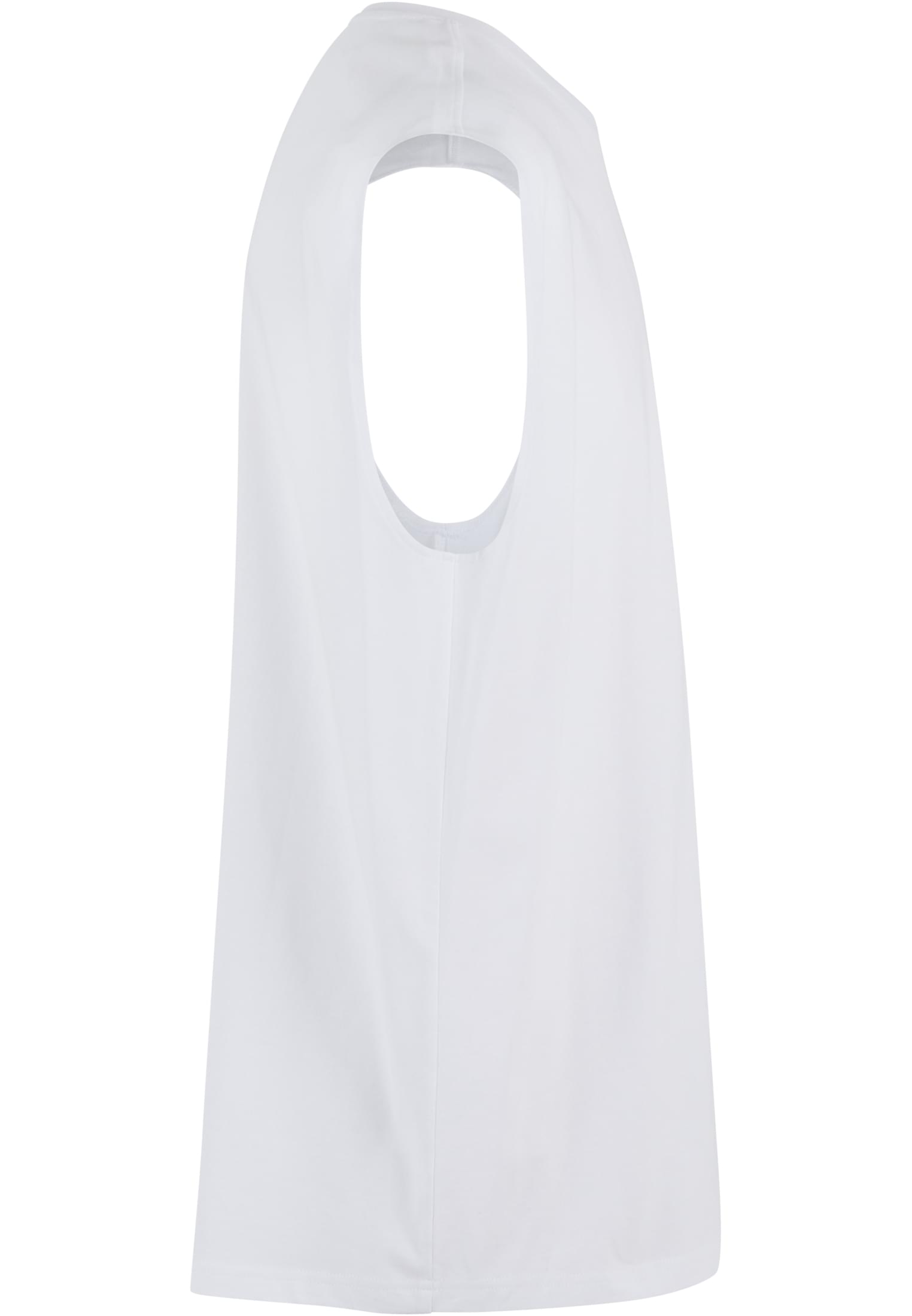 Sleeveless Tee white | white