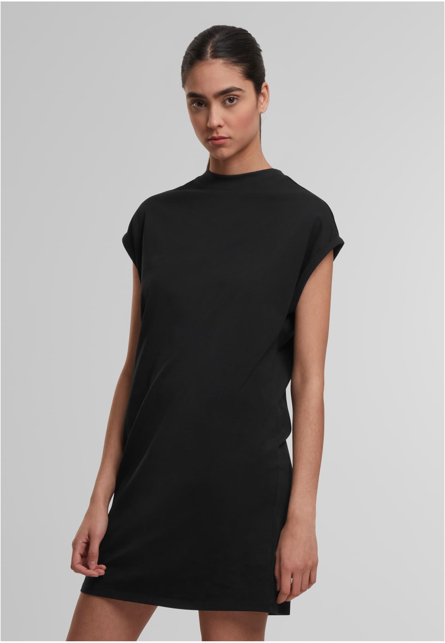 Ladies Extended Shoulder Dress black | black