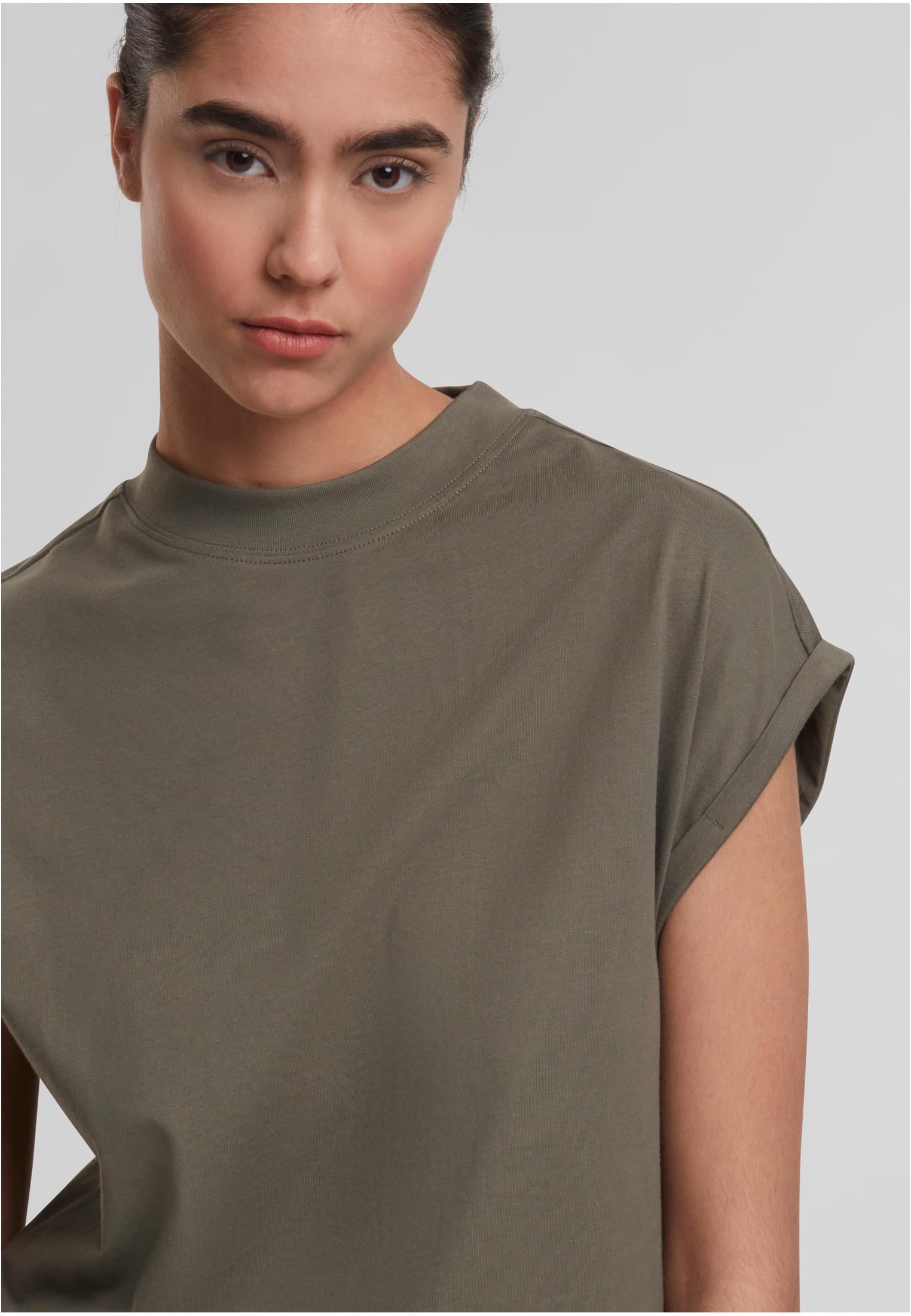 Ladies Extended Shoulder Dress olive | olive