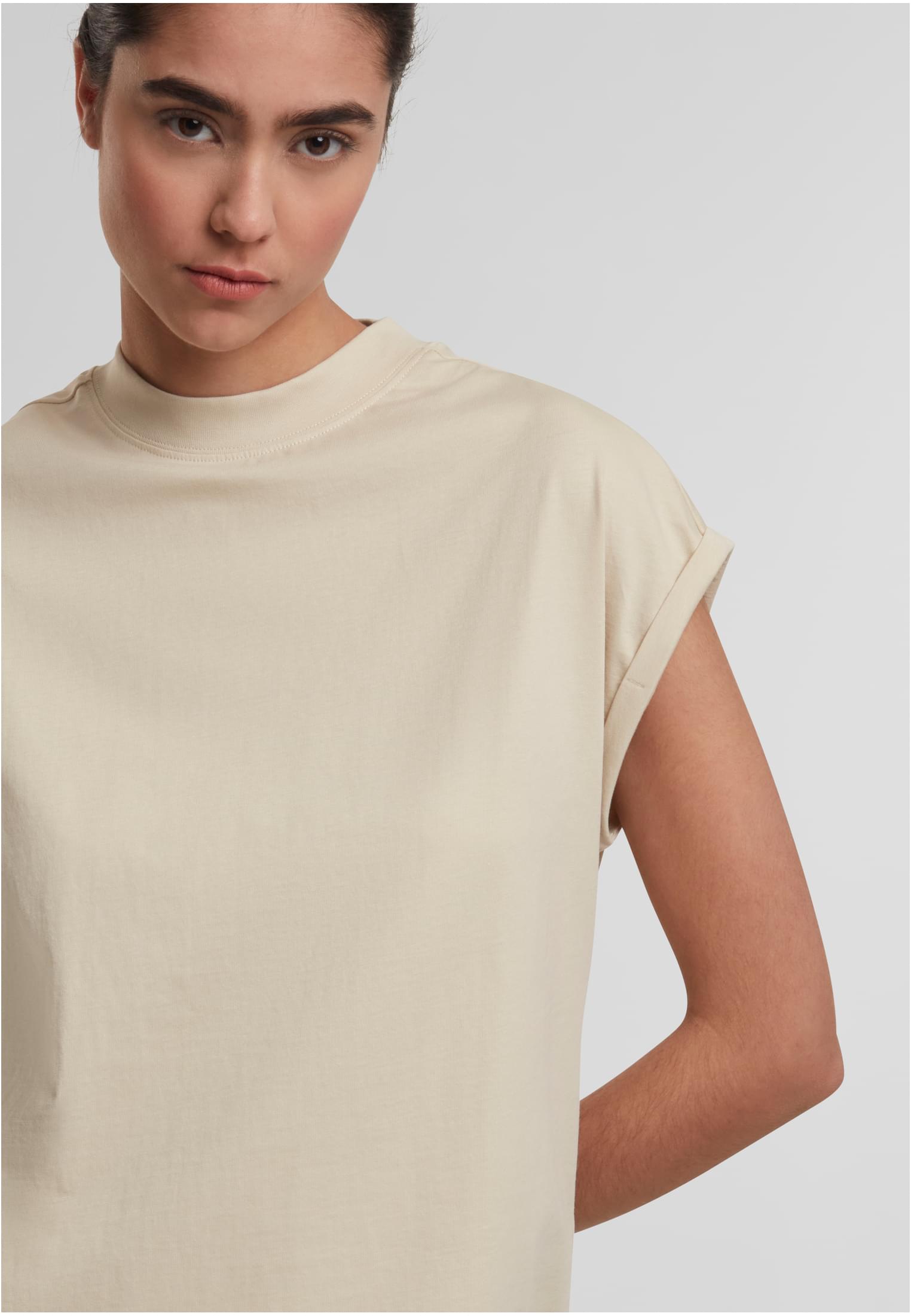Ladies Extended Shoulder Dress sand | sand